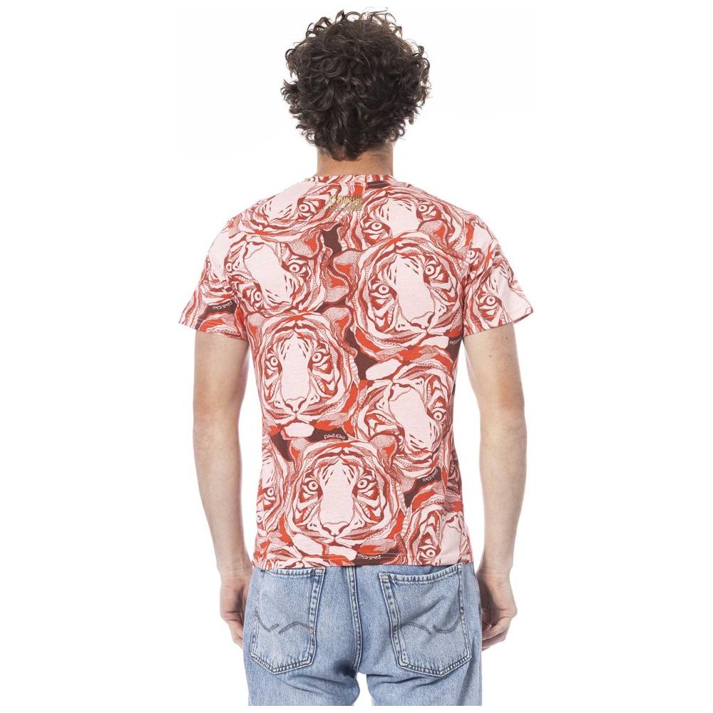 Red Cotton Men T-Shirt