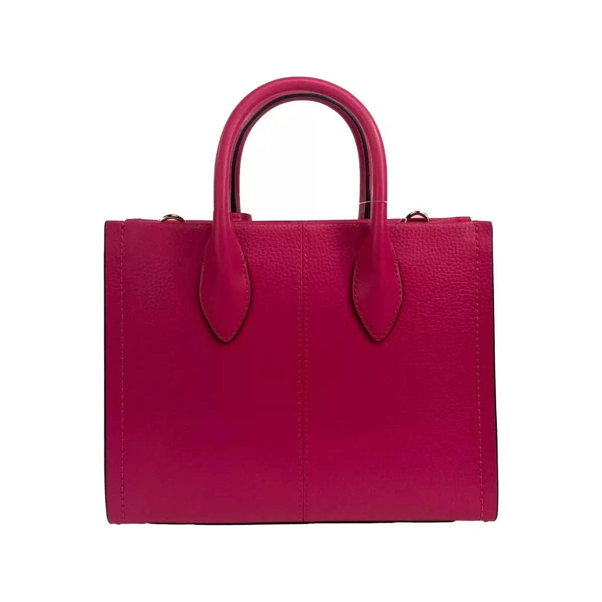 Mirella Small Leather Top Zip Shopper Tote Bag