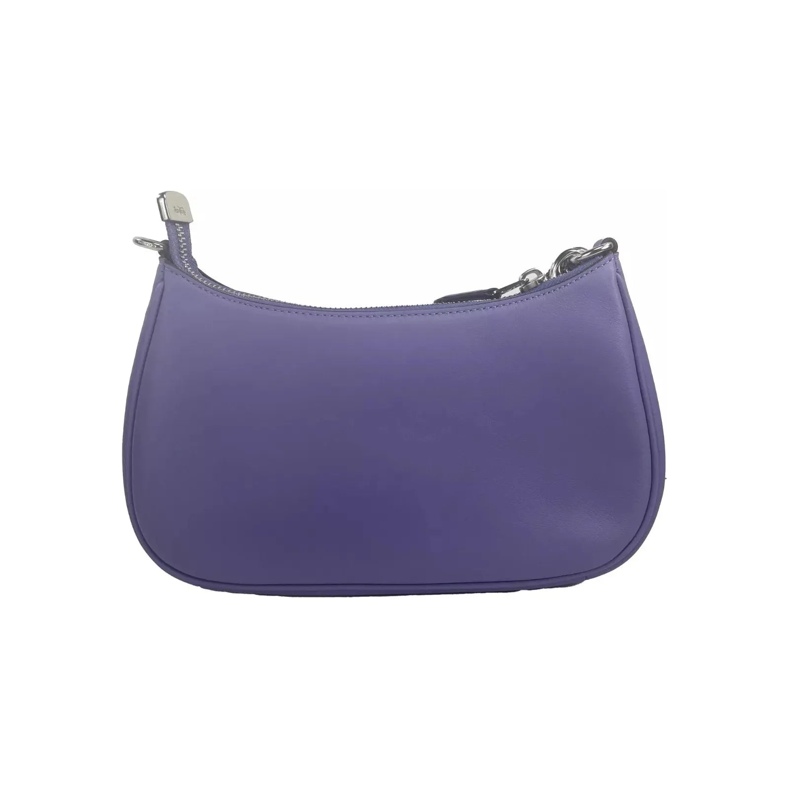 Teri Smooth Leather Crossbody Bag Purse Purple