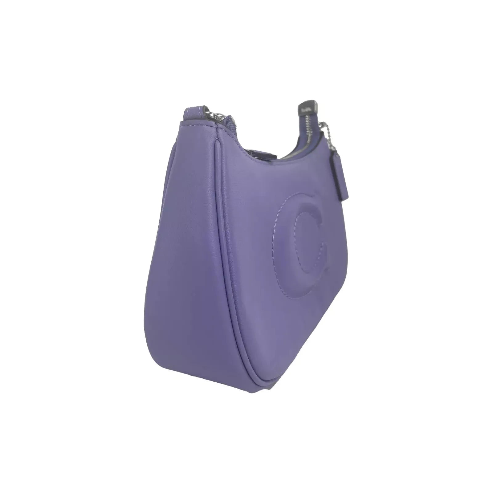 Teri Smooth Leather Crossbody Bag Purse Purple