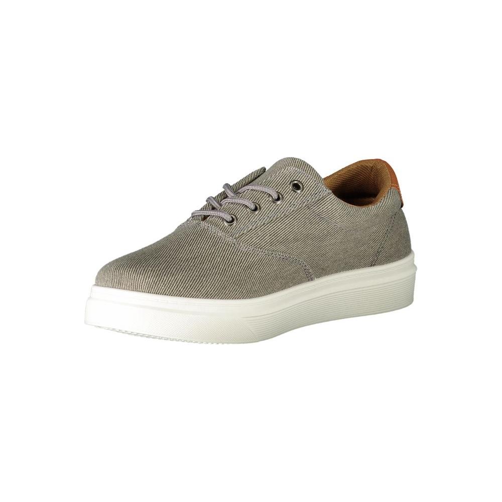 Gray Polyester Sneaker