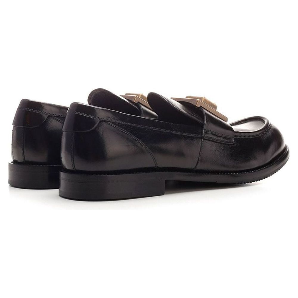 Black Leather Di Calfskin Loafer