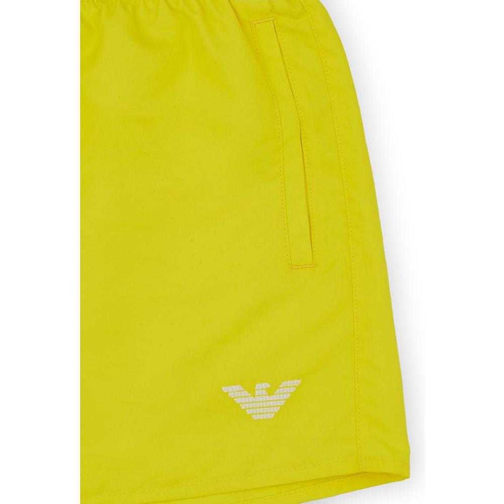 Sun-Kissed Yellow Swim Shorts for Men