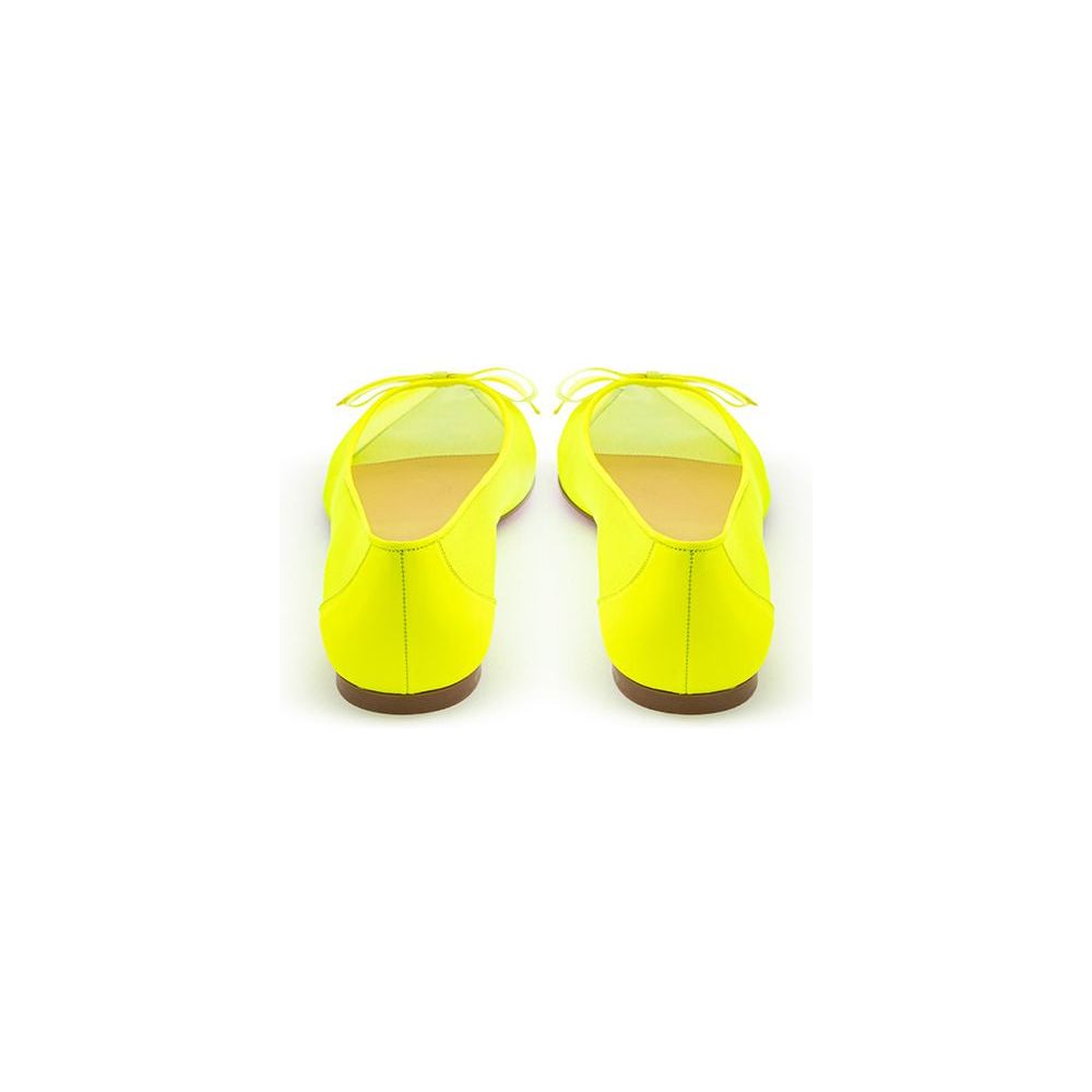 Sunshine Yellow Mesh Flat Elegance