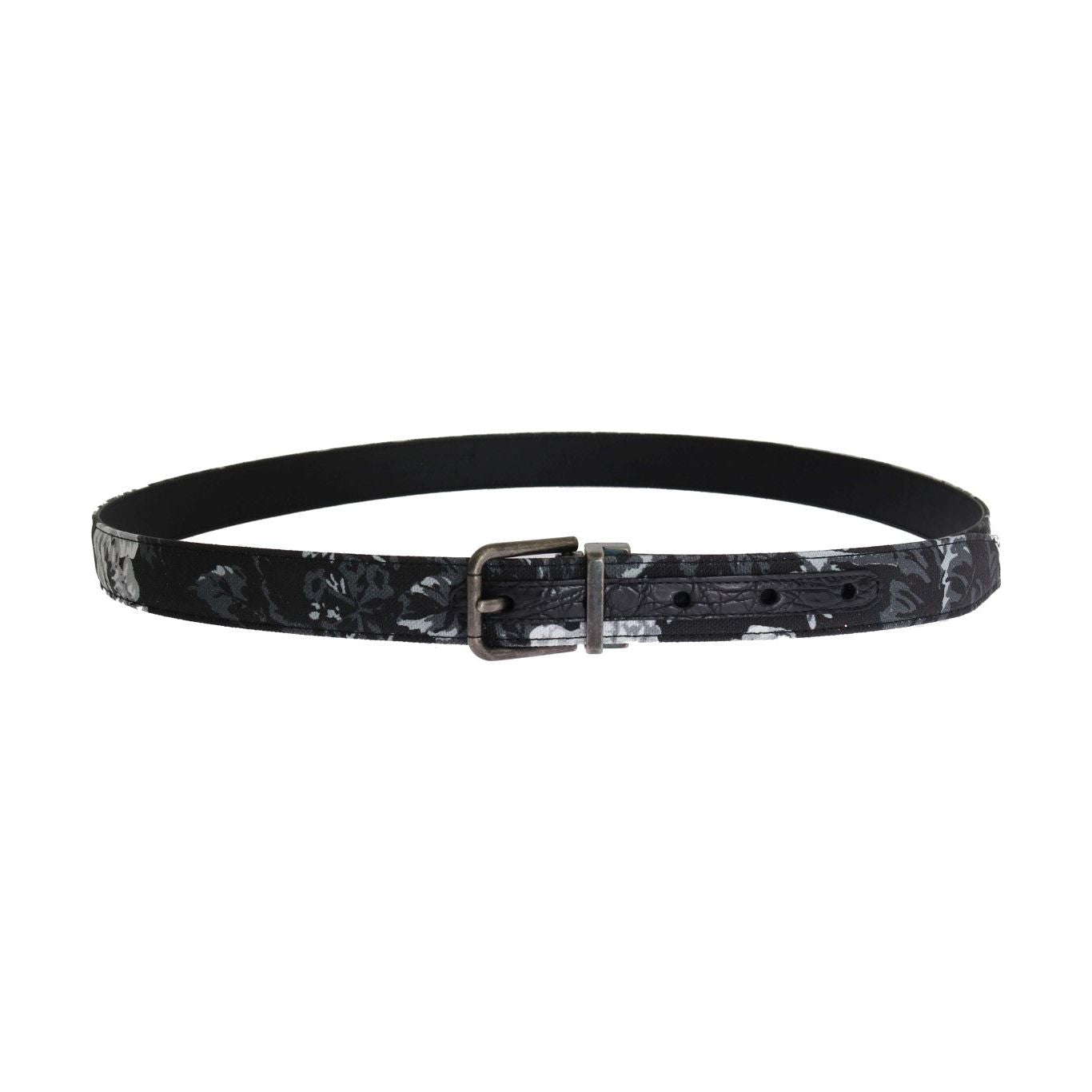 Elegant Floral Patterned Men's Luxury Belt