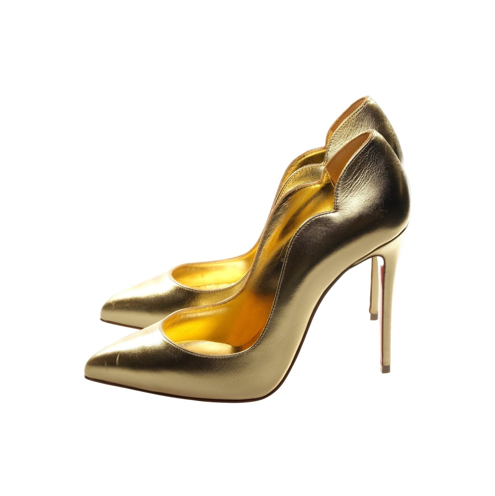 Hot Chick 100 Gold High Heel Pump