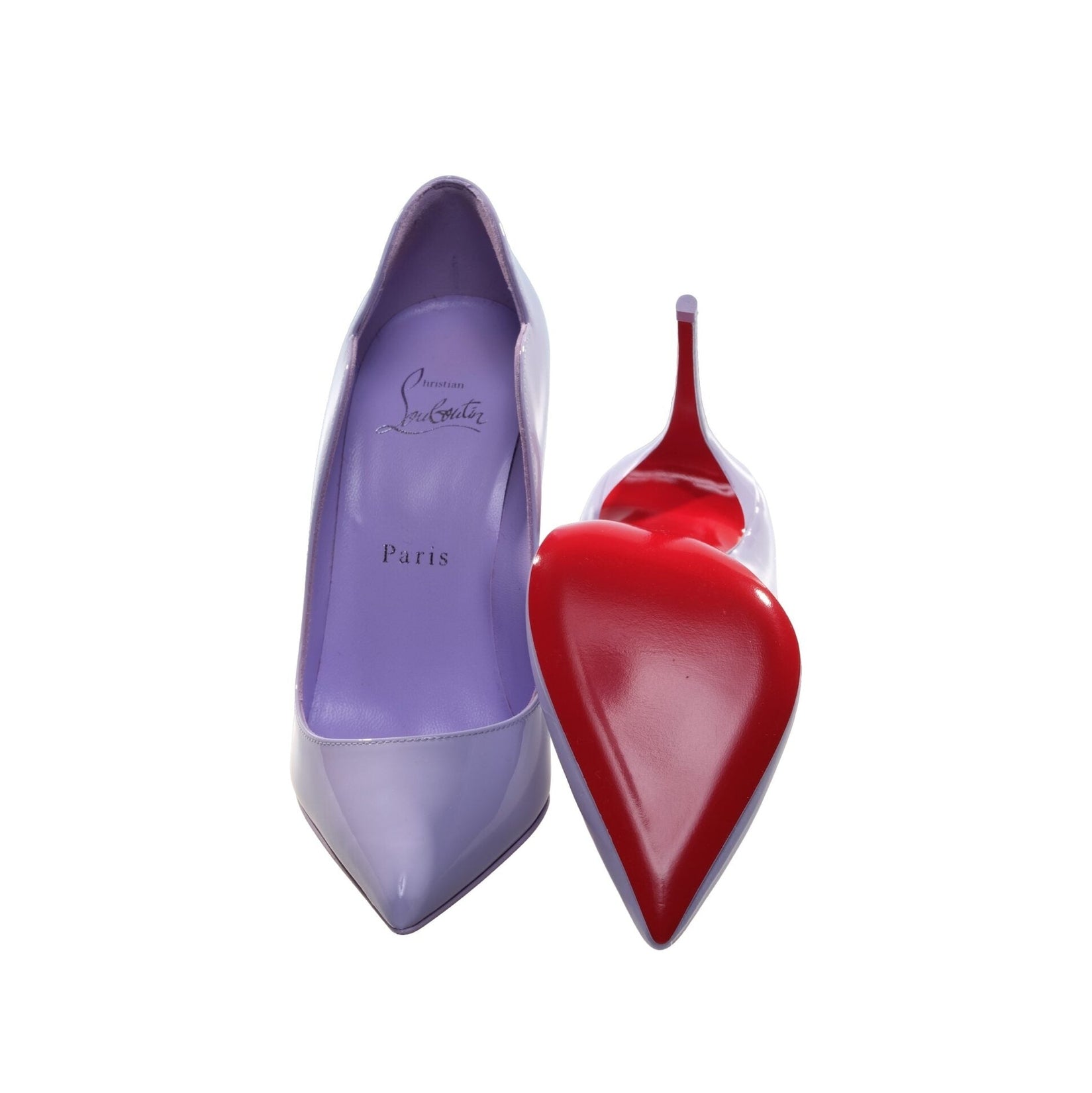 Hot Chick 100 Lilac Patent Leather High Heel Pump