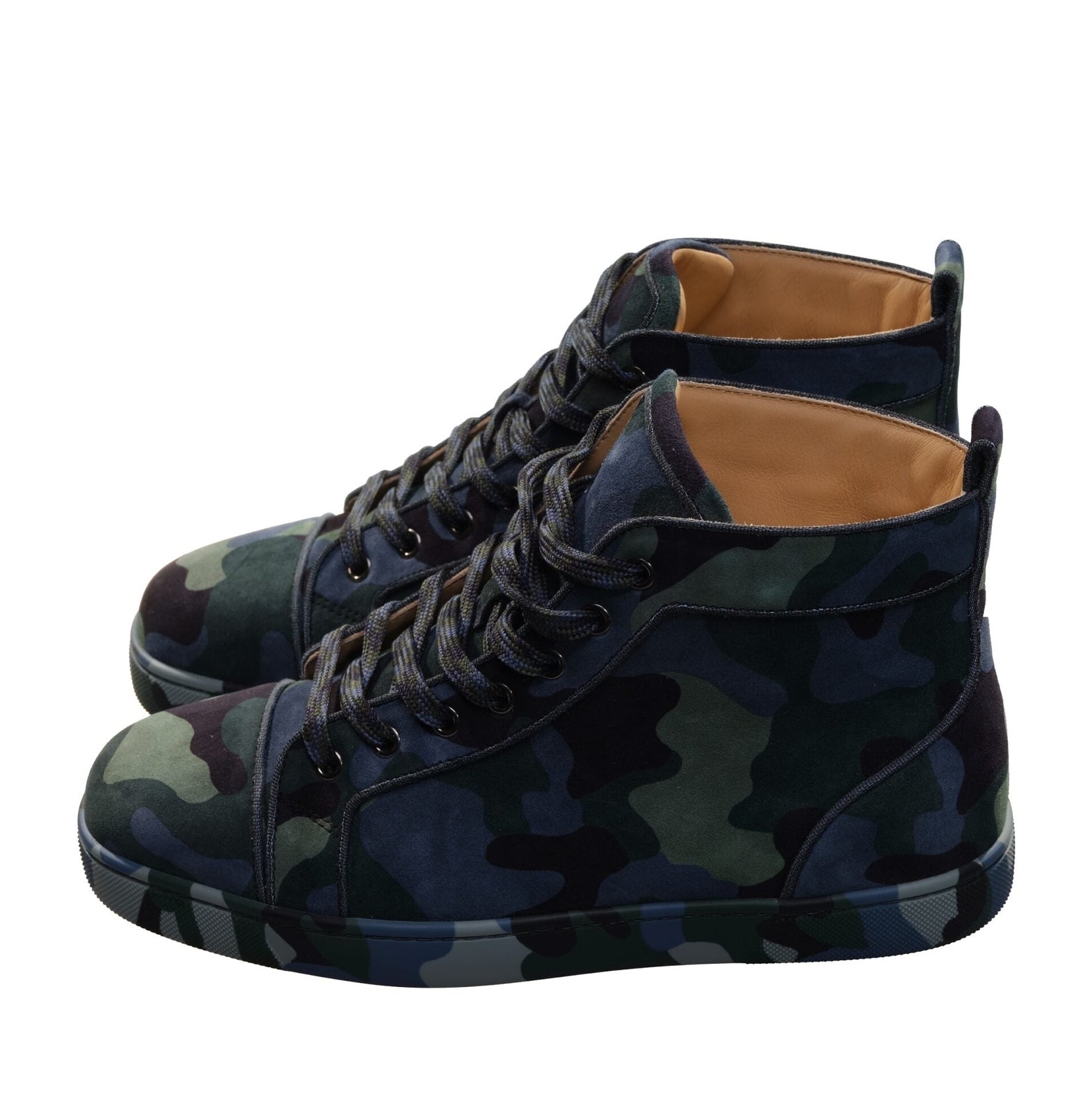 Louis Orlato Flat Camouflage High Top Sneakers