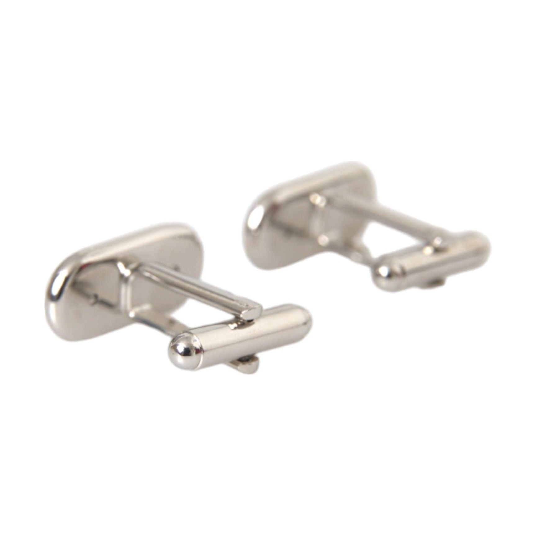 Silver Gold Plated Metal Brass Pin Cufflinks