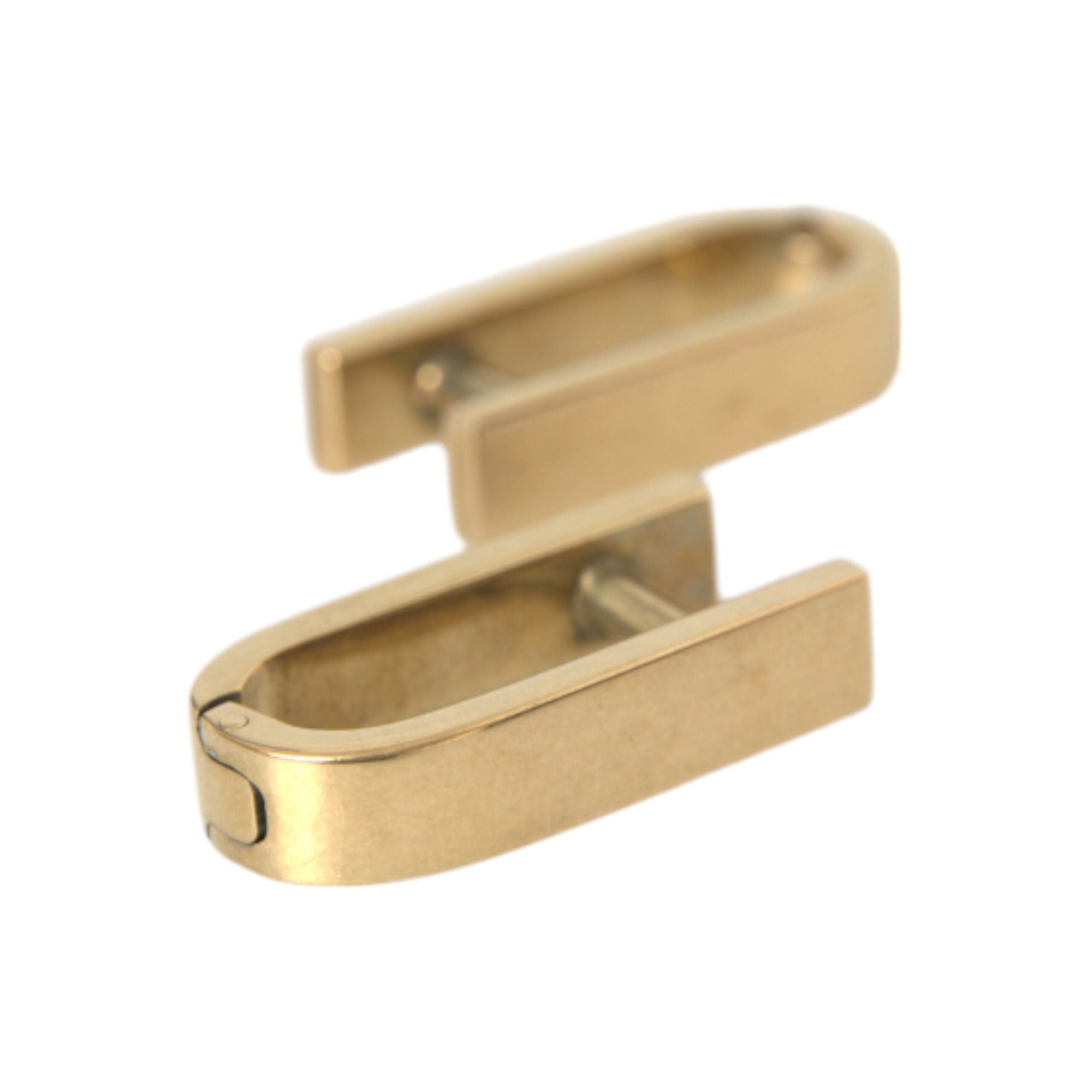 Gold Plated Metal Brass Pin Men Cufflinks