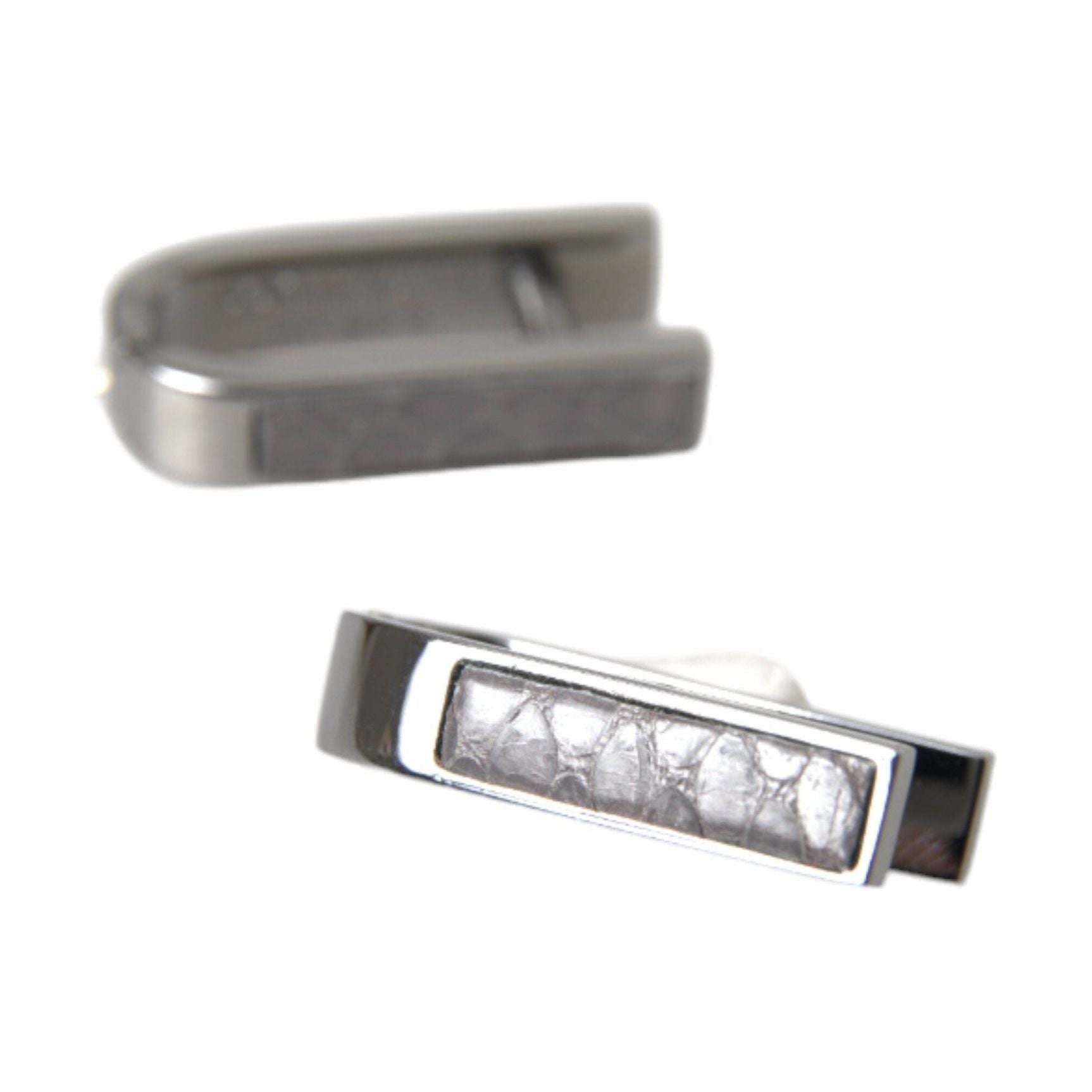 Silver Plated Metal Brass Pin Men Cufflinks