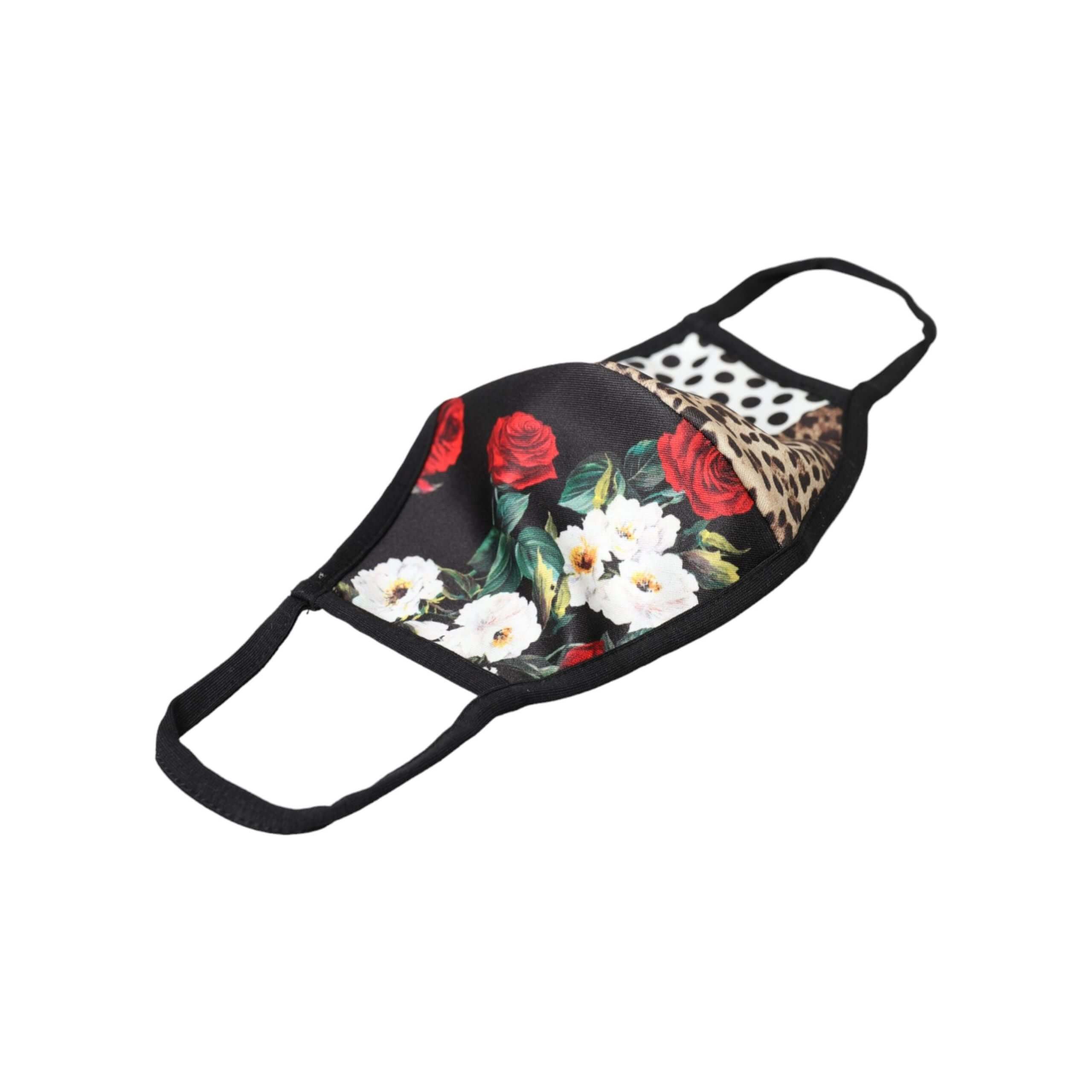 Multicolor Leopard Floral Elastic Ear Strap Face Mask