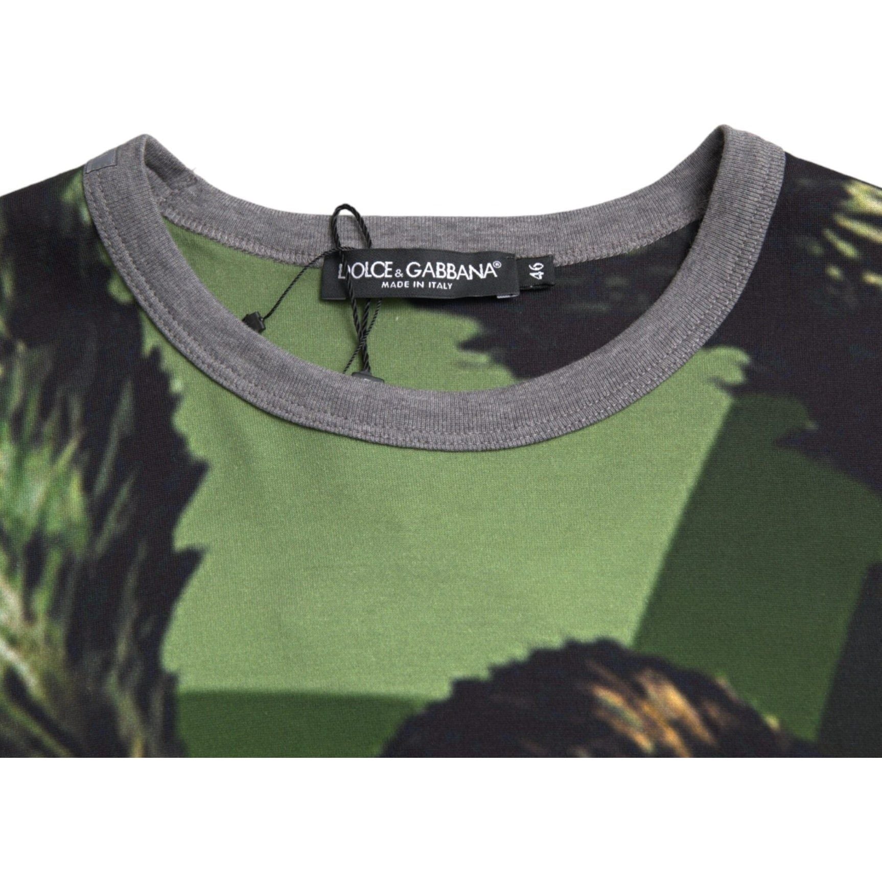 Green Gorilla Cotton Short Sleeves T-shirt