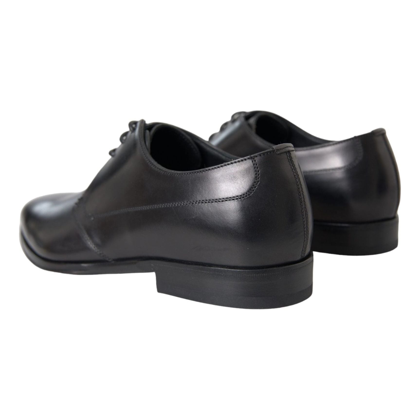 Black Leather Derby Formal Dress Men Shoes