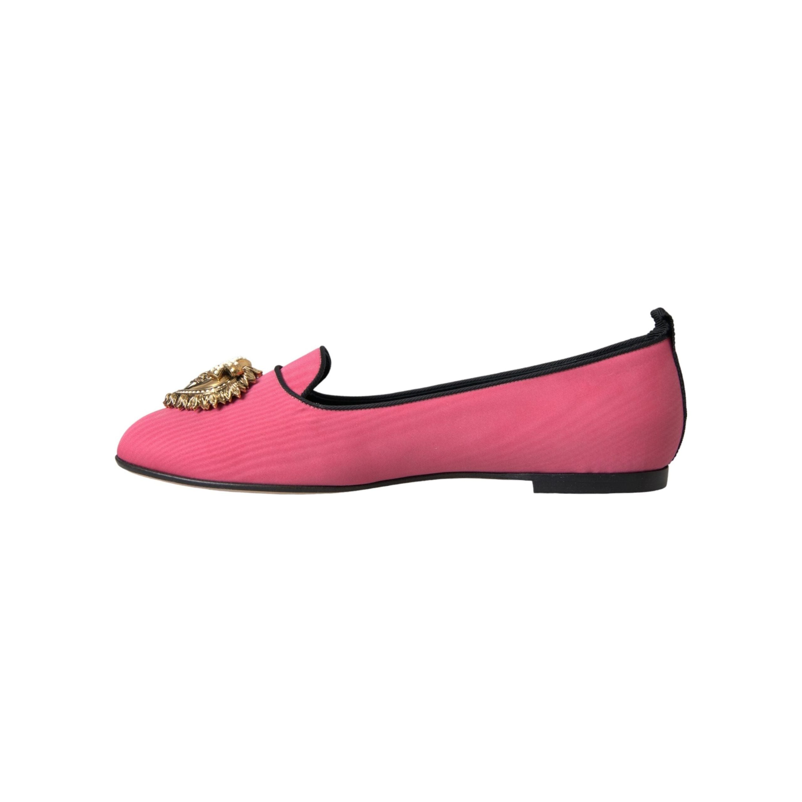 Pink Velvet Slip On Loafers Flats Shoes