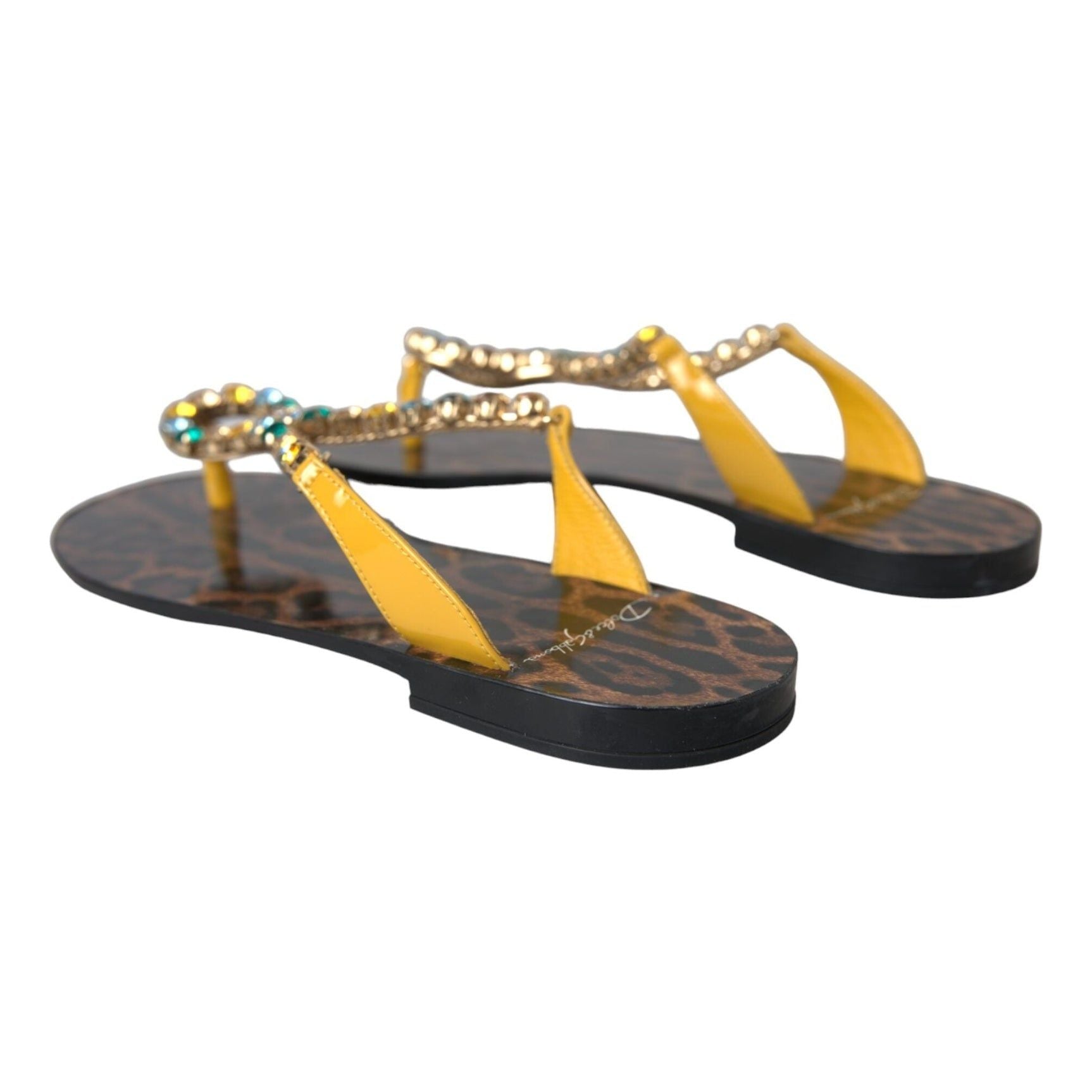 Multicolor Crystal Sandals Flip Flops Shoes