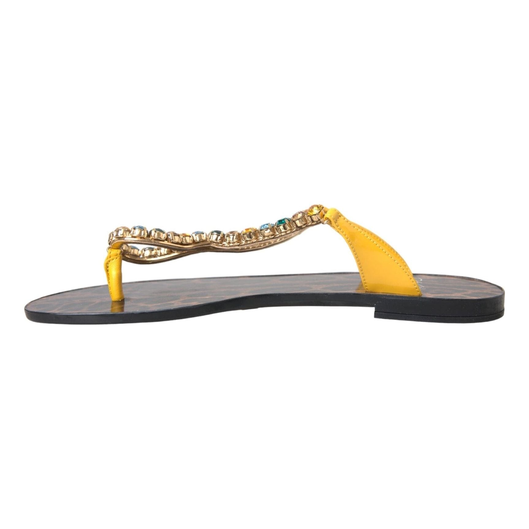 Multicolor Crystal Sandals Flip Flops Shoes