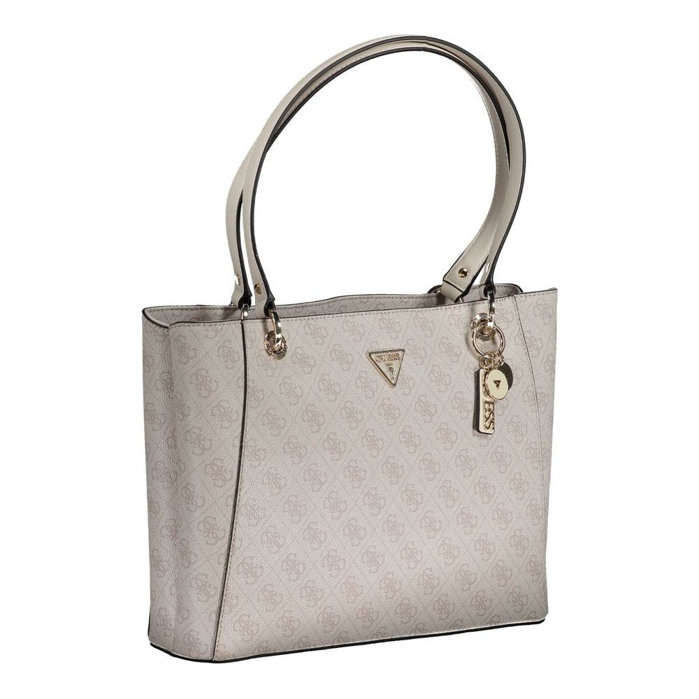 Gray Polyethylene Handbag