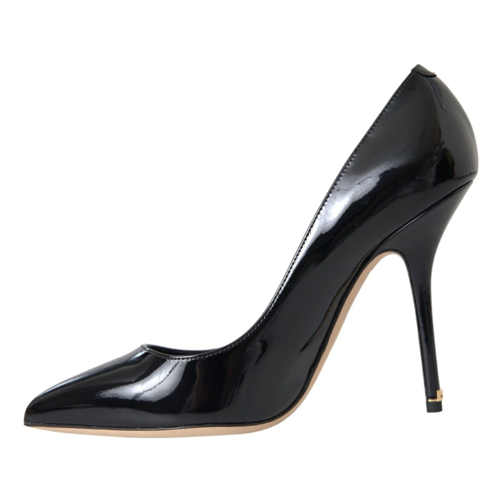 Black Patent Leather Bellucci Pumps Heels Shoes