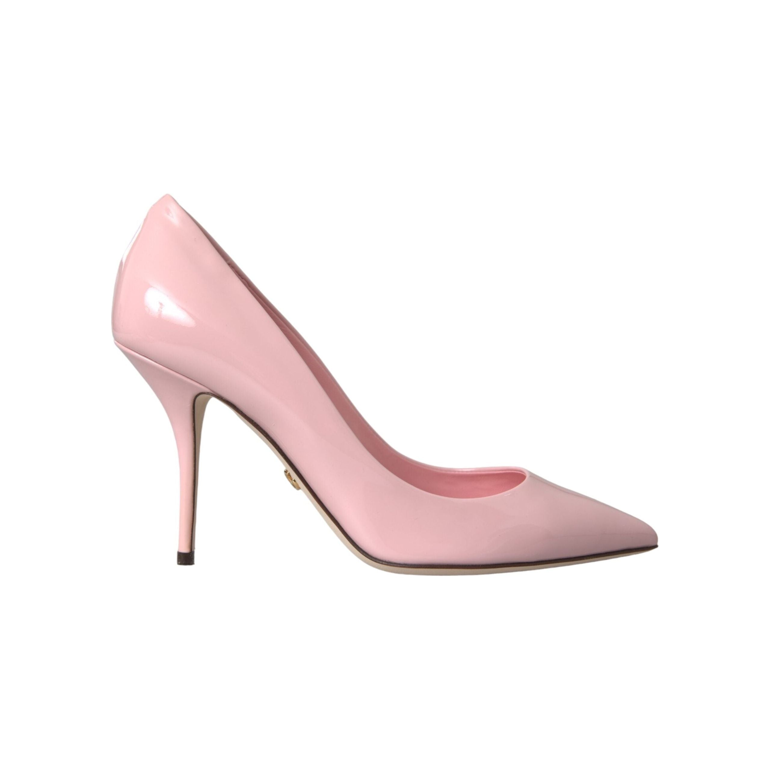 Light Pink Patent Leather Pump Heels Shoes