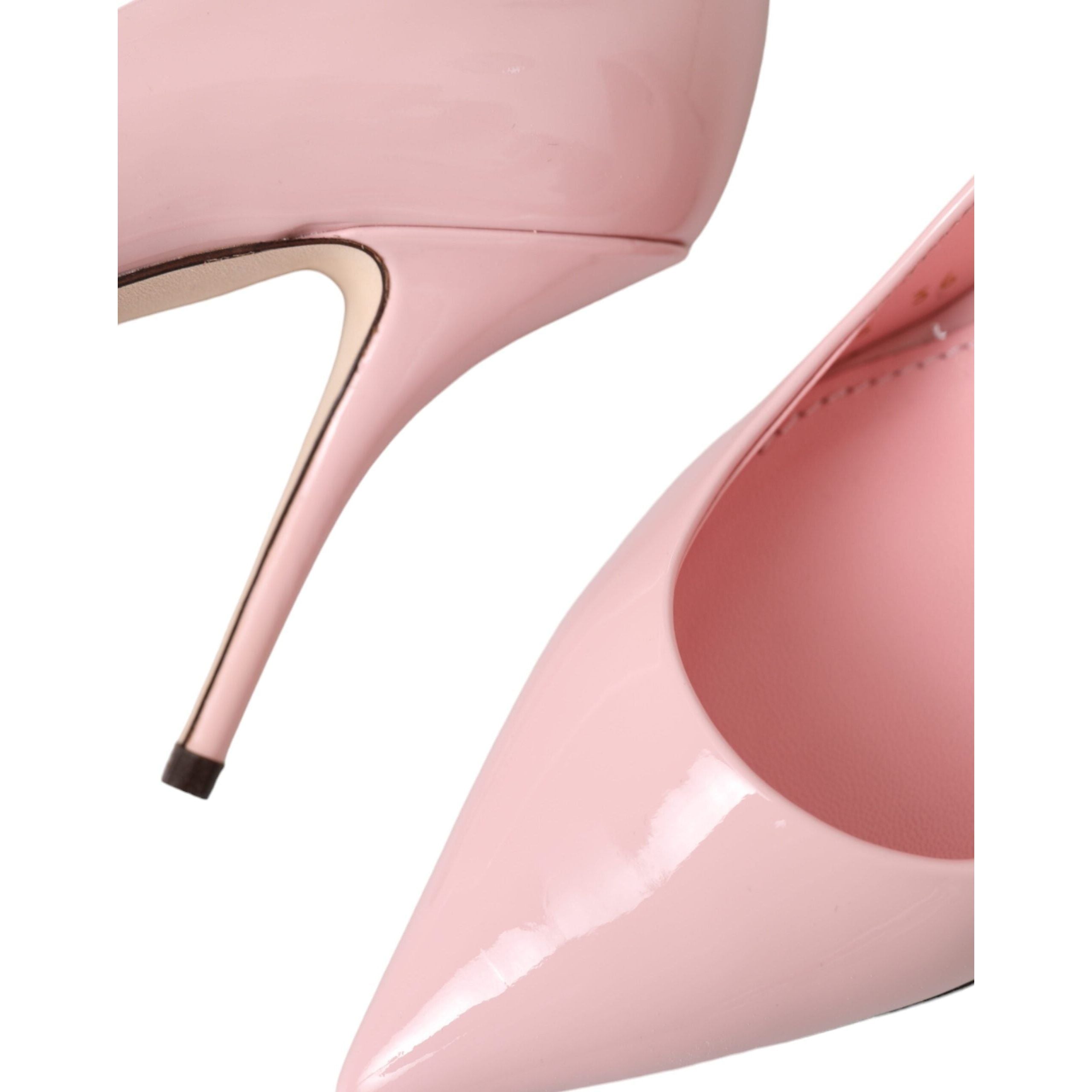 Light Pink Patent Leather Pump Heels Shoes