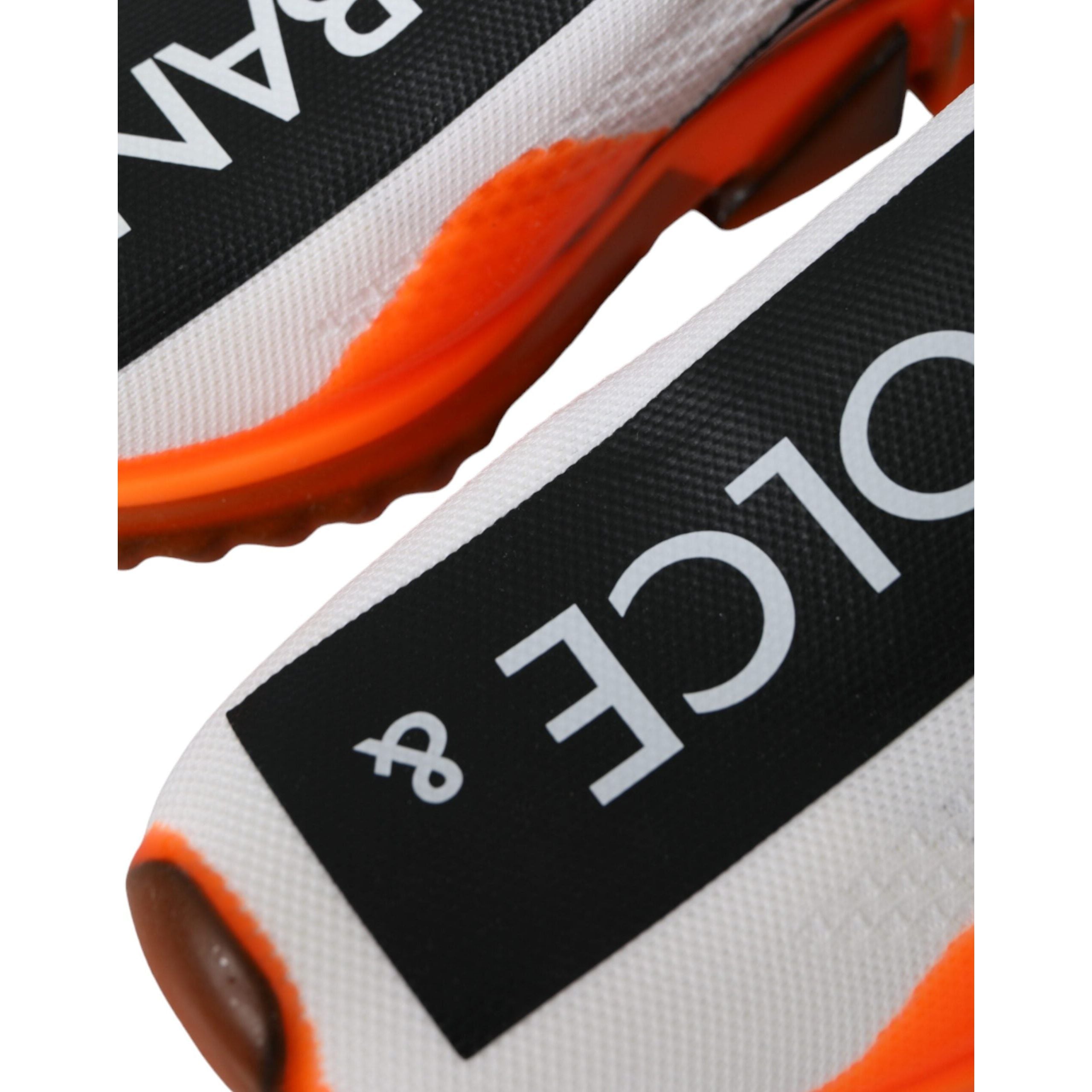 Black White Orange Slip On Sorrento Sneakers Shoes