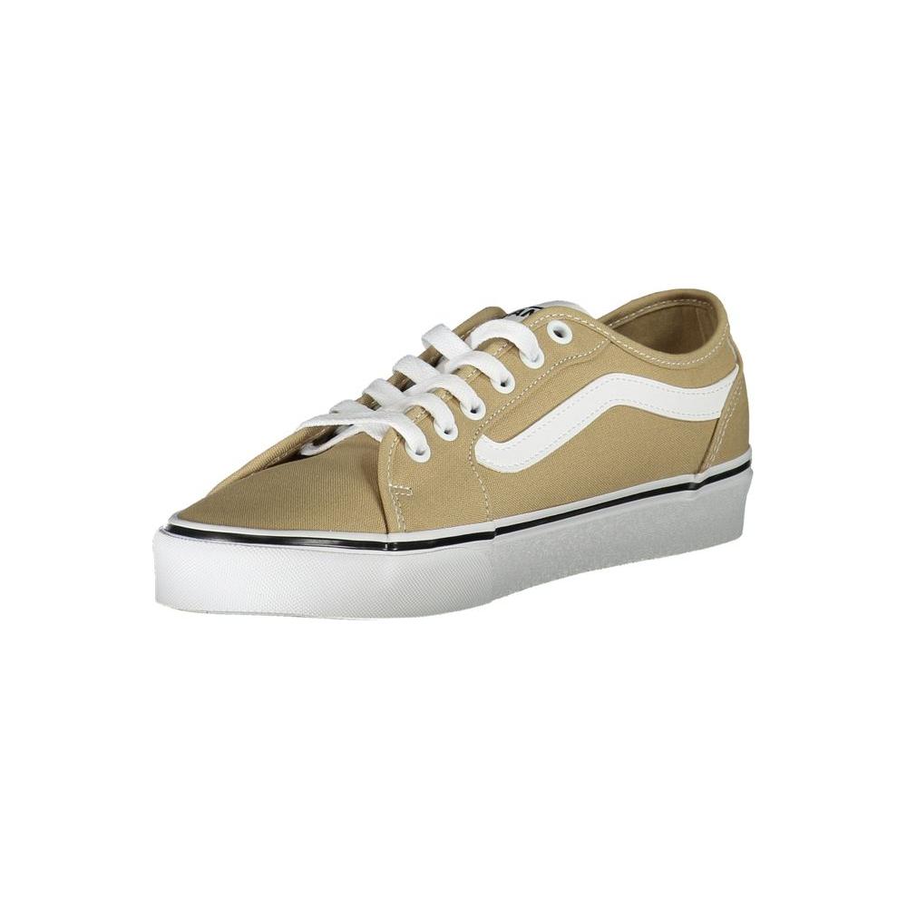 Beige Polyester Sneaker