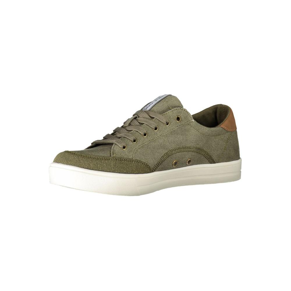 Green Polyester Sneaker