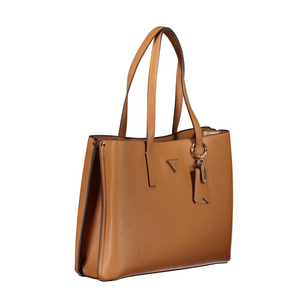 Brown Polyethylene Handbag