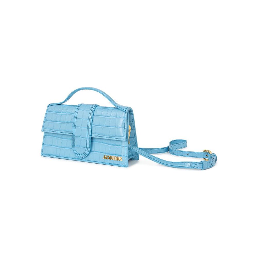 Light Blue Leather Handbag