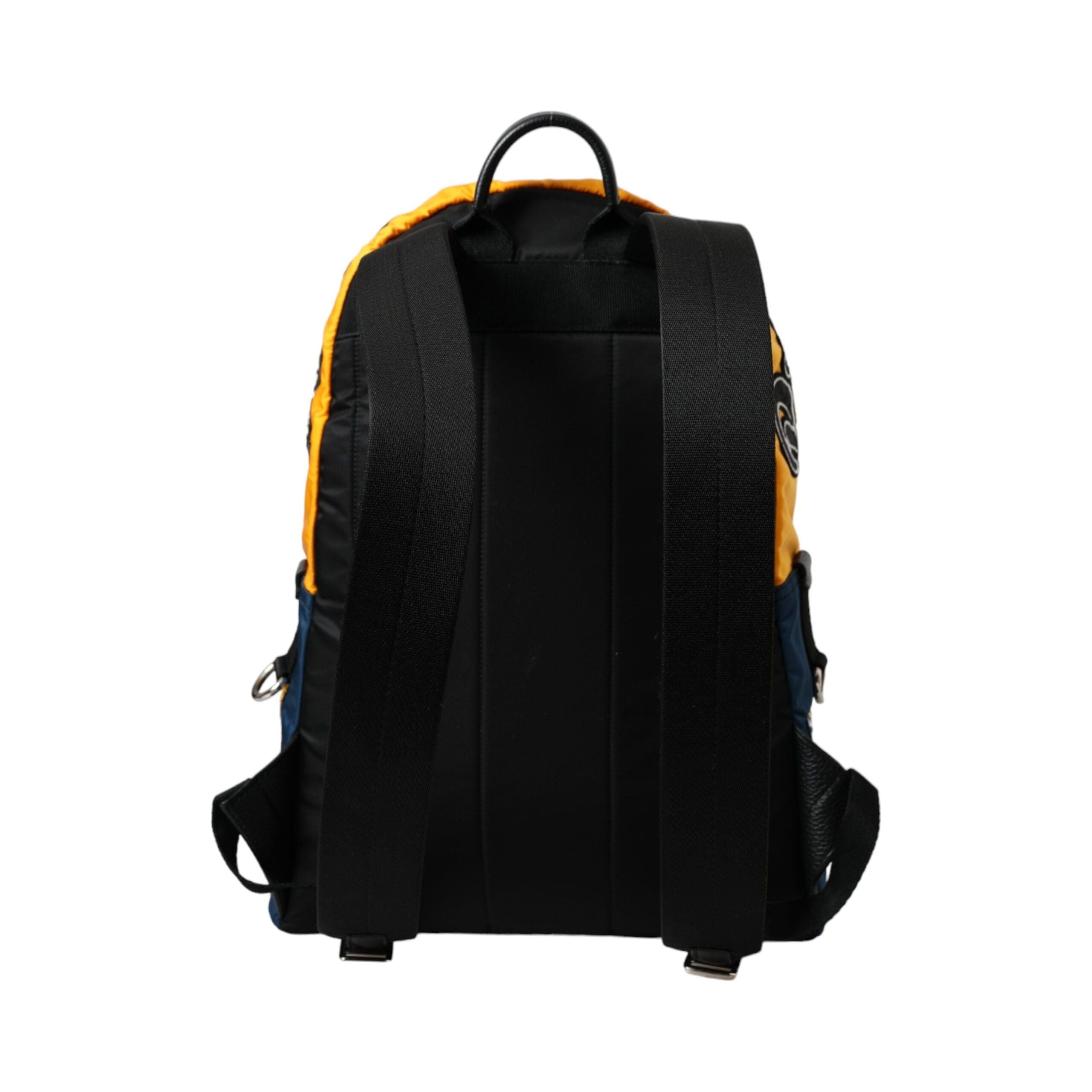 Blue Yellow Nylon Prince Of Heart Backpack Bag