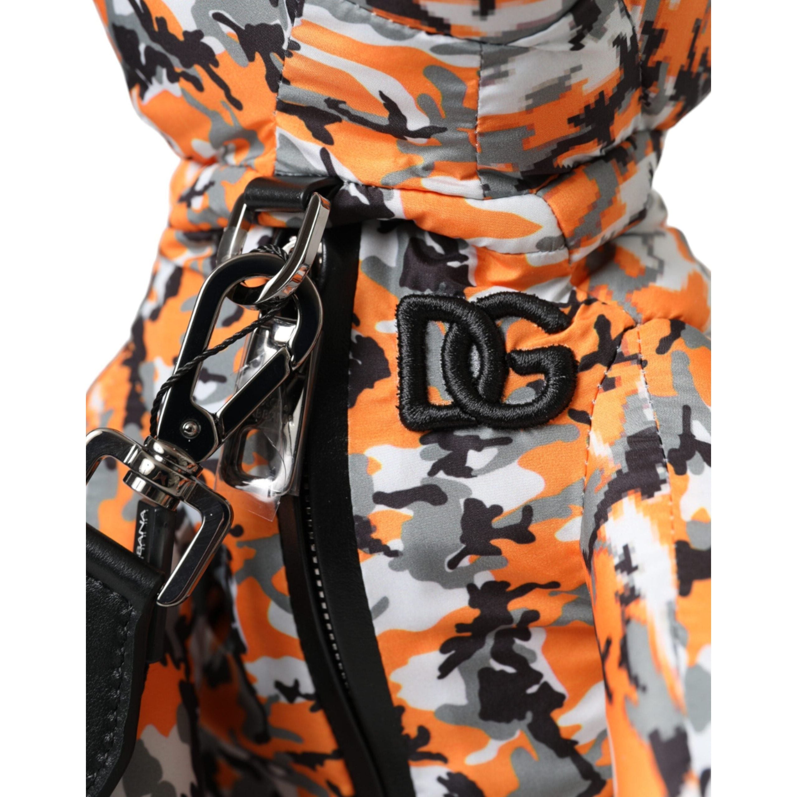 Multicolor Camouflage Print Animal Silhouette Bag