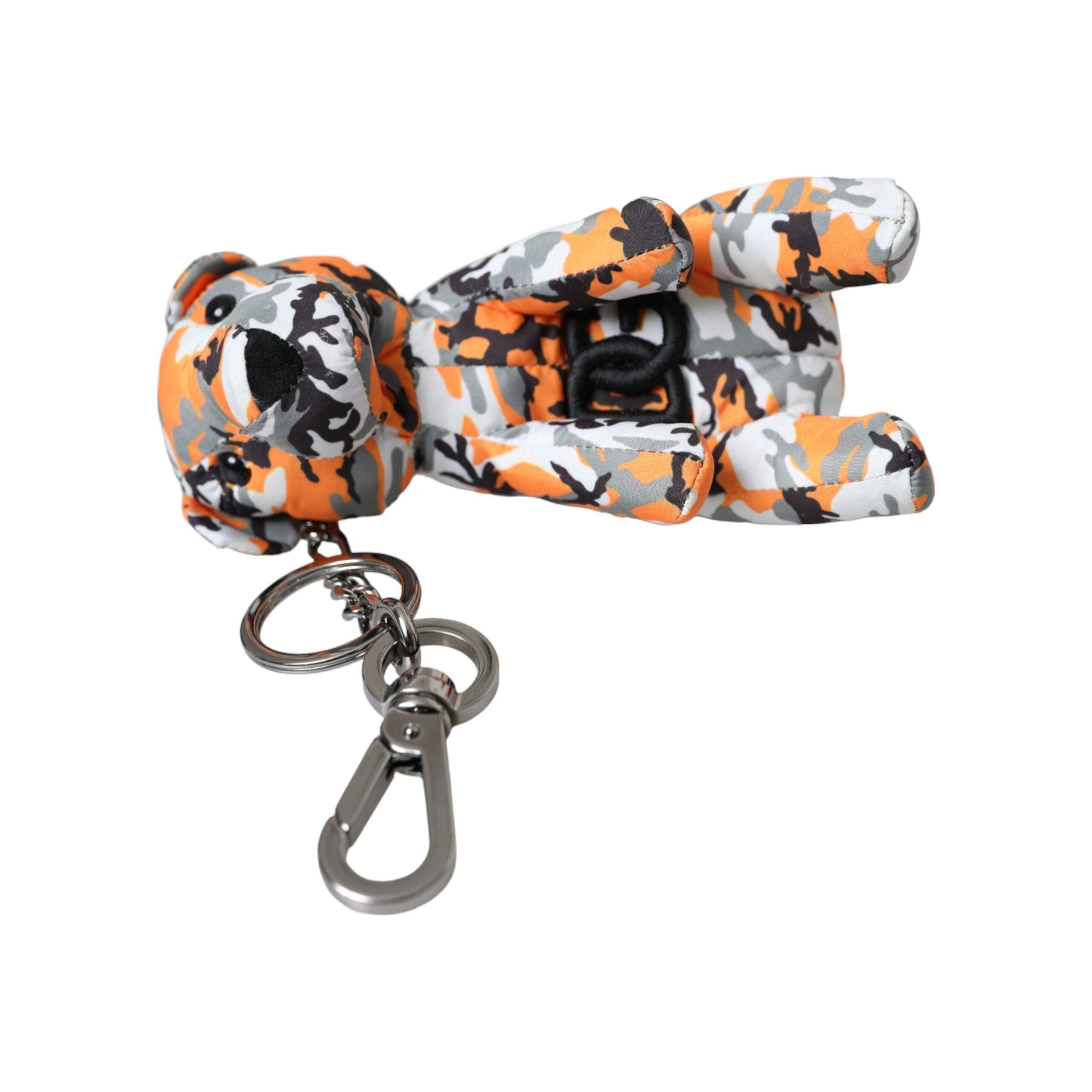 Multicolor Camouflage Animal Silhouette Keychain Keyring