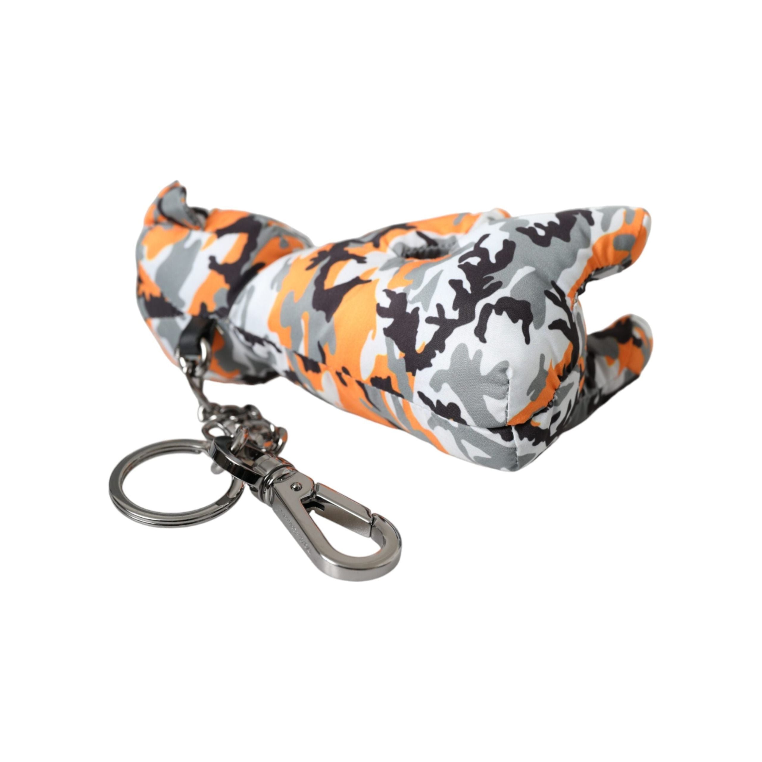 Multicolor Camouflage Animal Silhouette Keychain Keyring