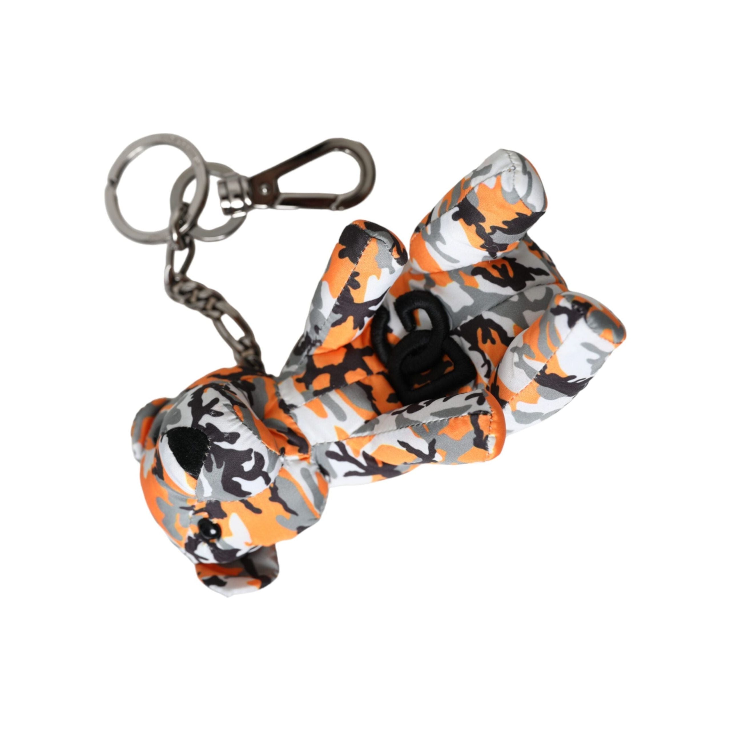 Multicolor Camouflage Animal Silhouette Keychain Keyring