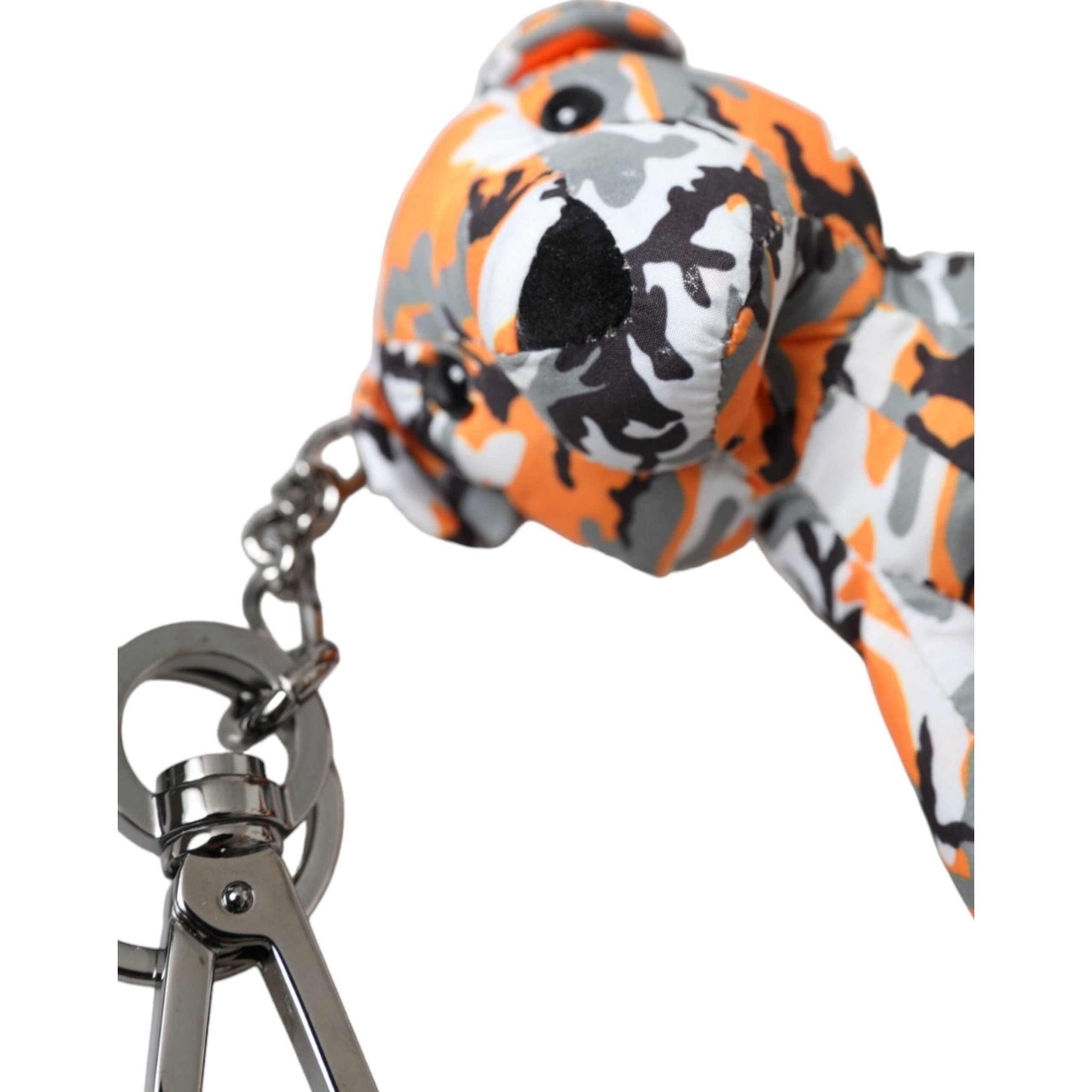 Multicolor Camouflage Animal Silhouette Keychain Keyring