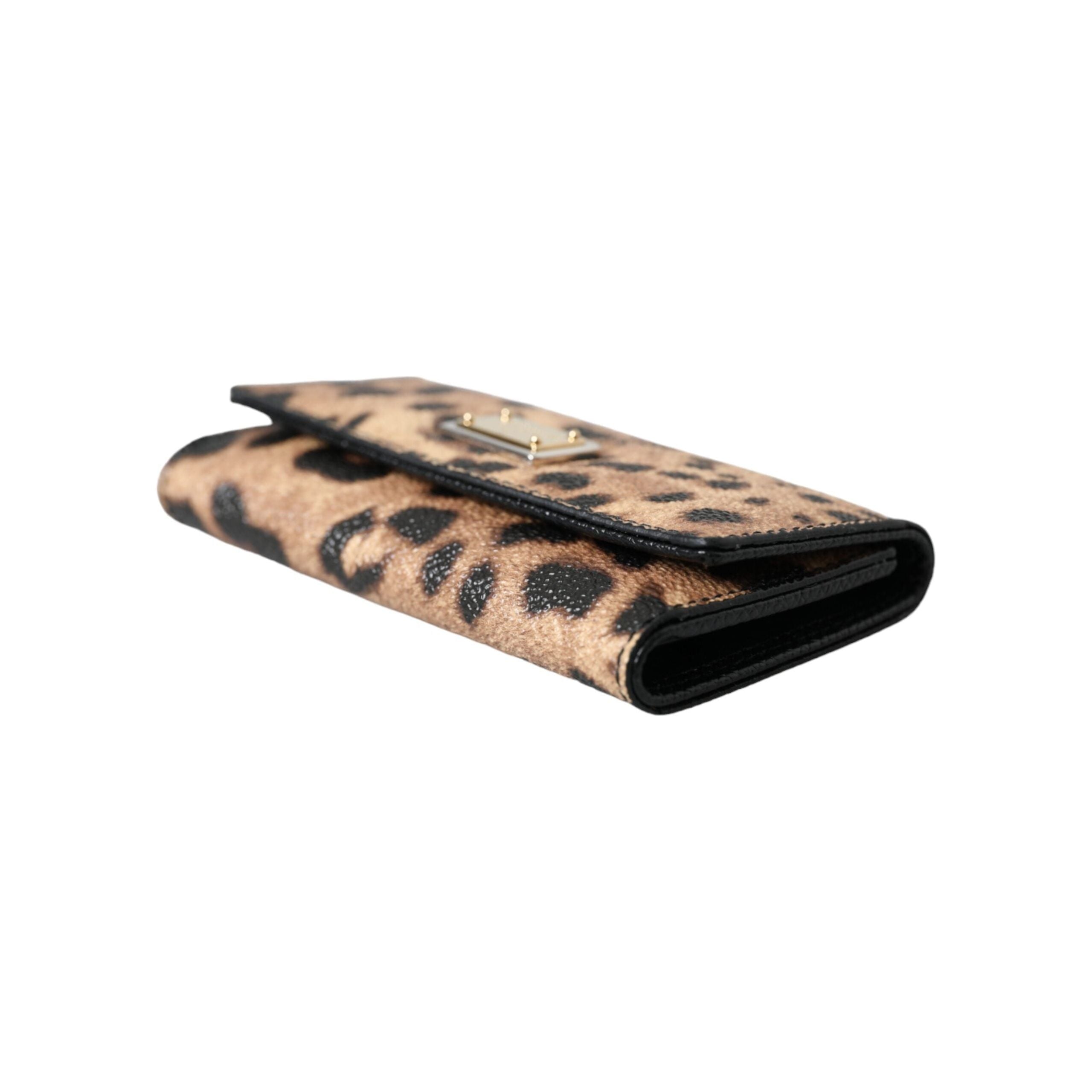 Brown Leopard PVC Pouch Key Holder Case Keyring