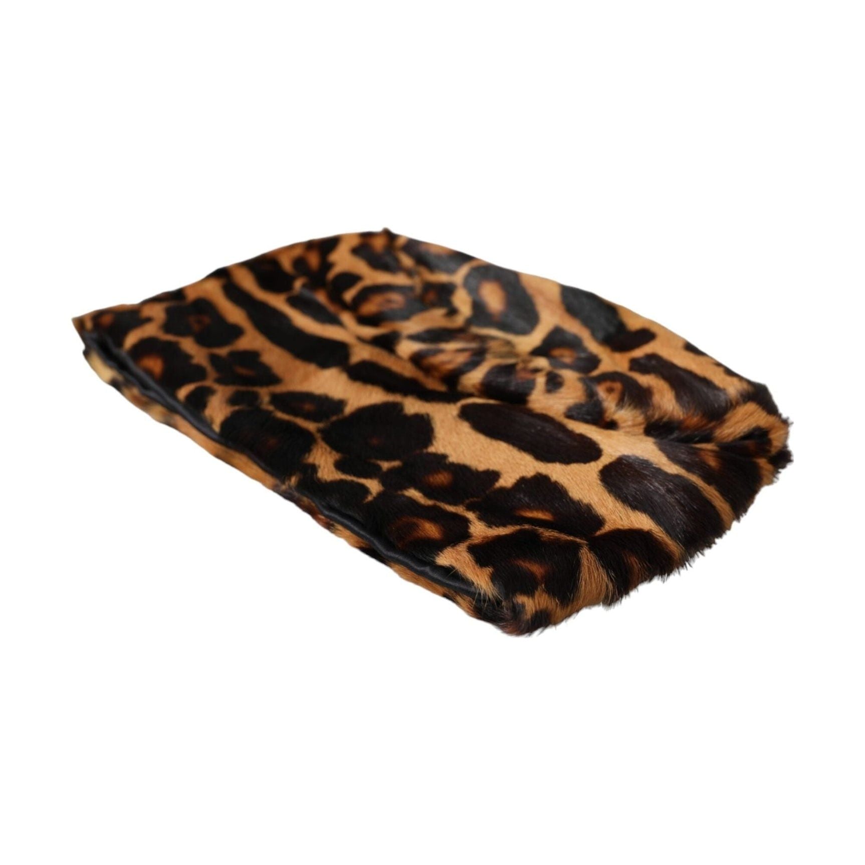 Brown Leopard Fur Women Bucket Hat