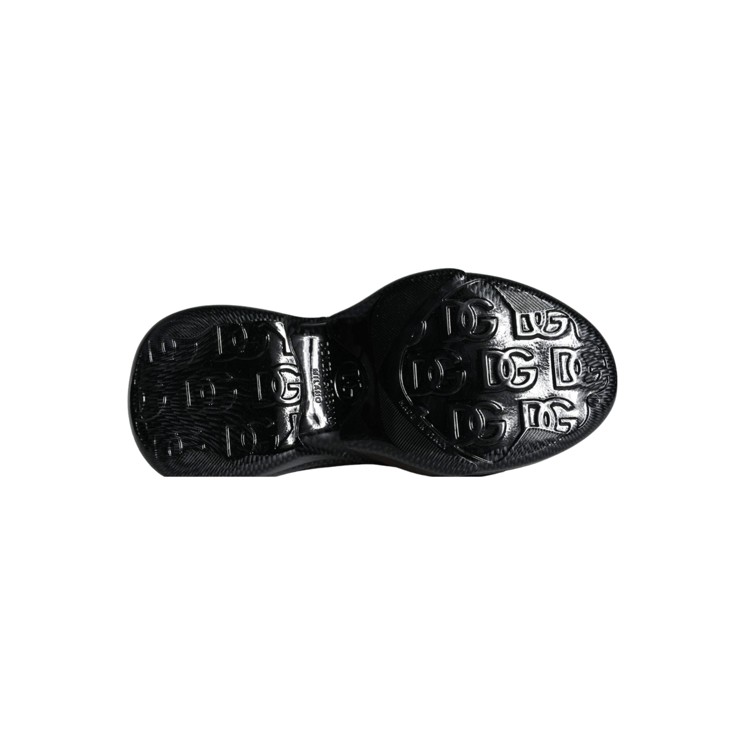 Black Foiled Rubber Toy Low Top Men Sneakers Shoes