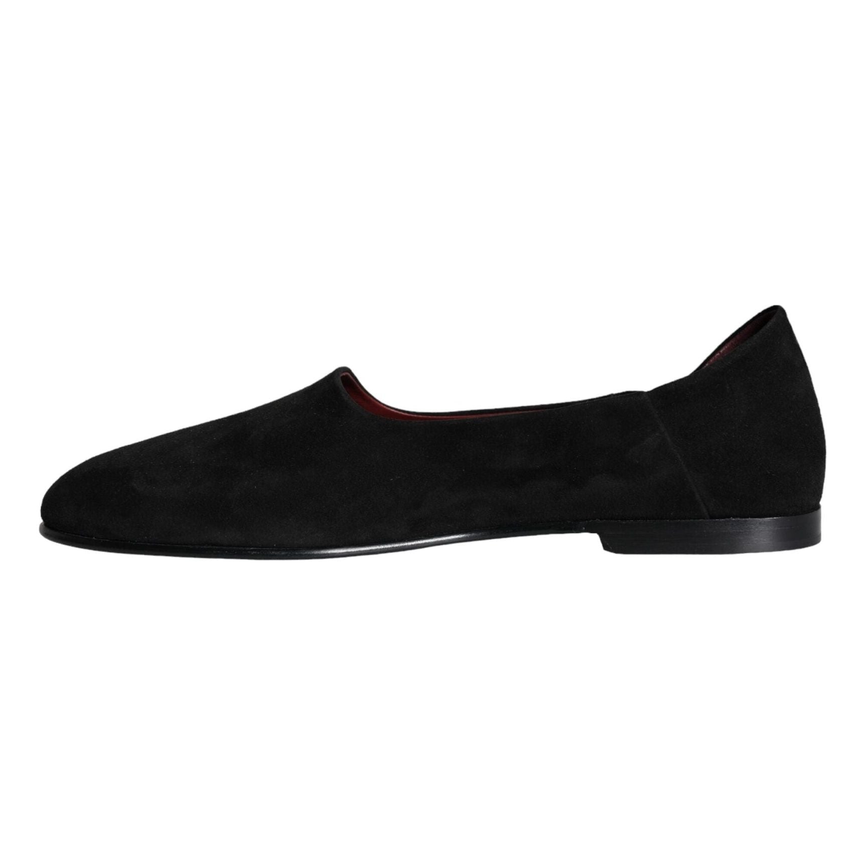 Black Suede Loafers Formal Slip On Shoes