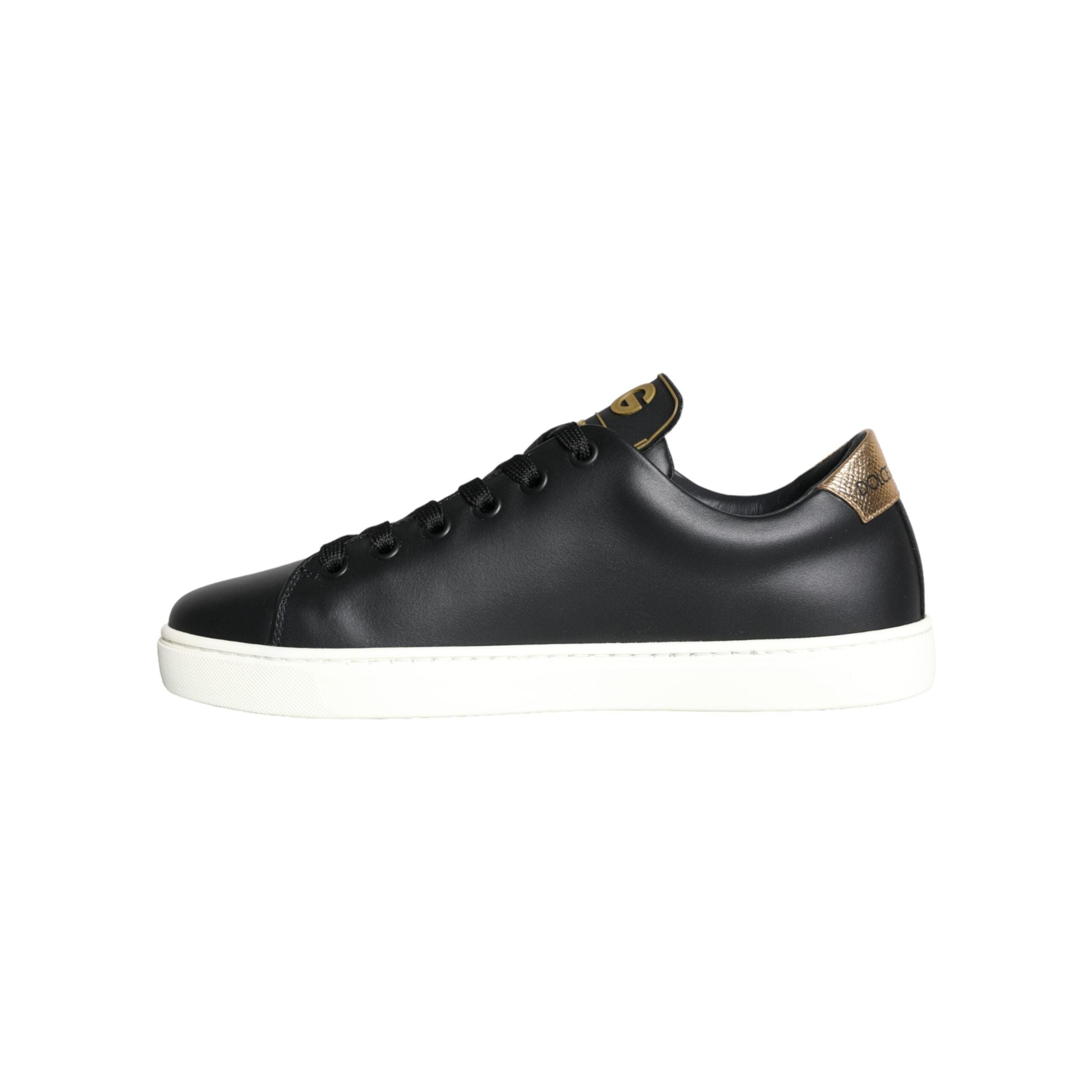 Black Portofino Sacred Heart Sneakers Shoes