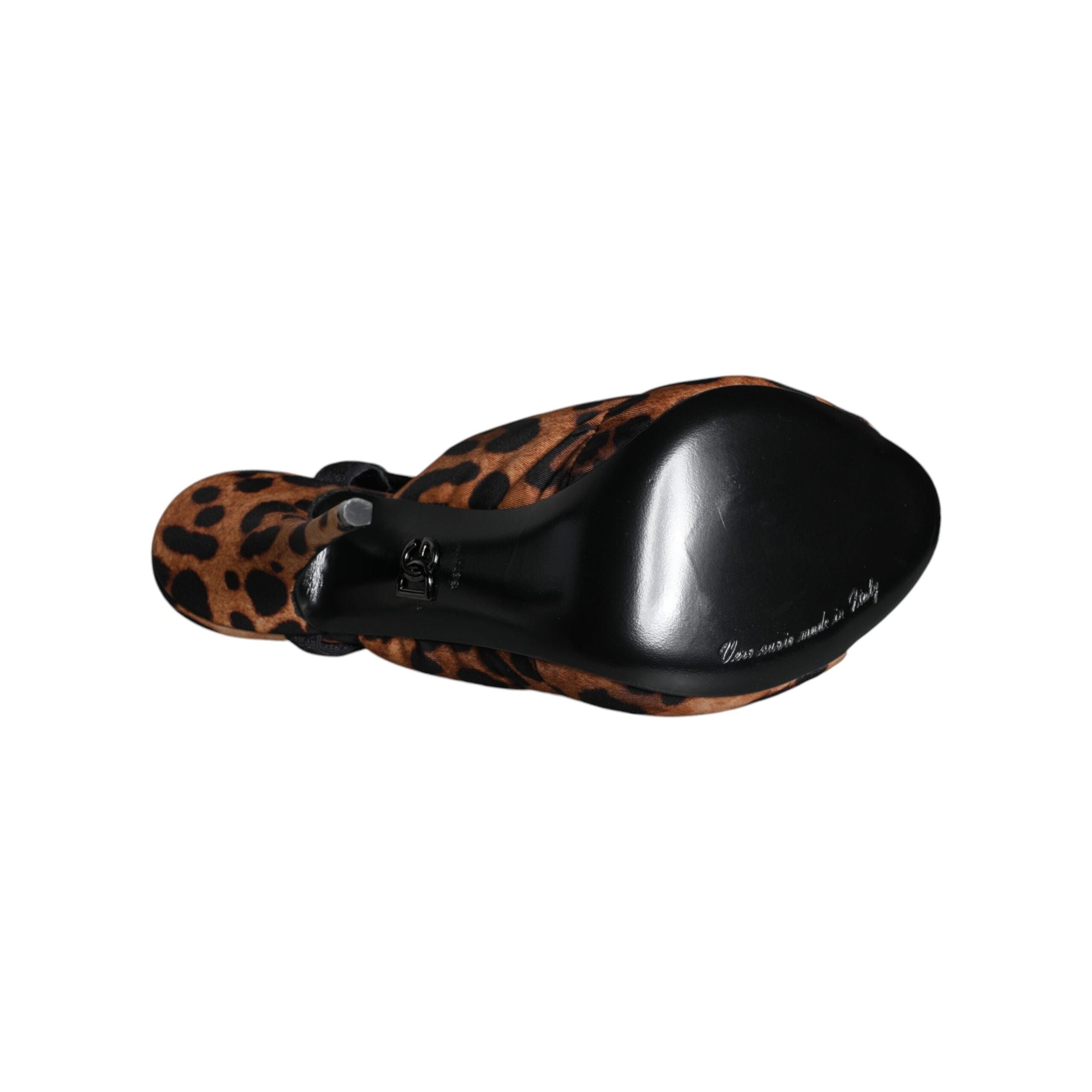 Brown Leopard Keira Slingback Sandals Shoes