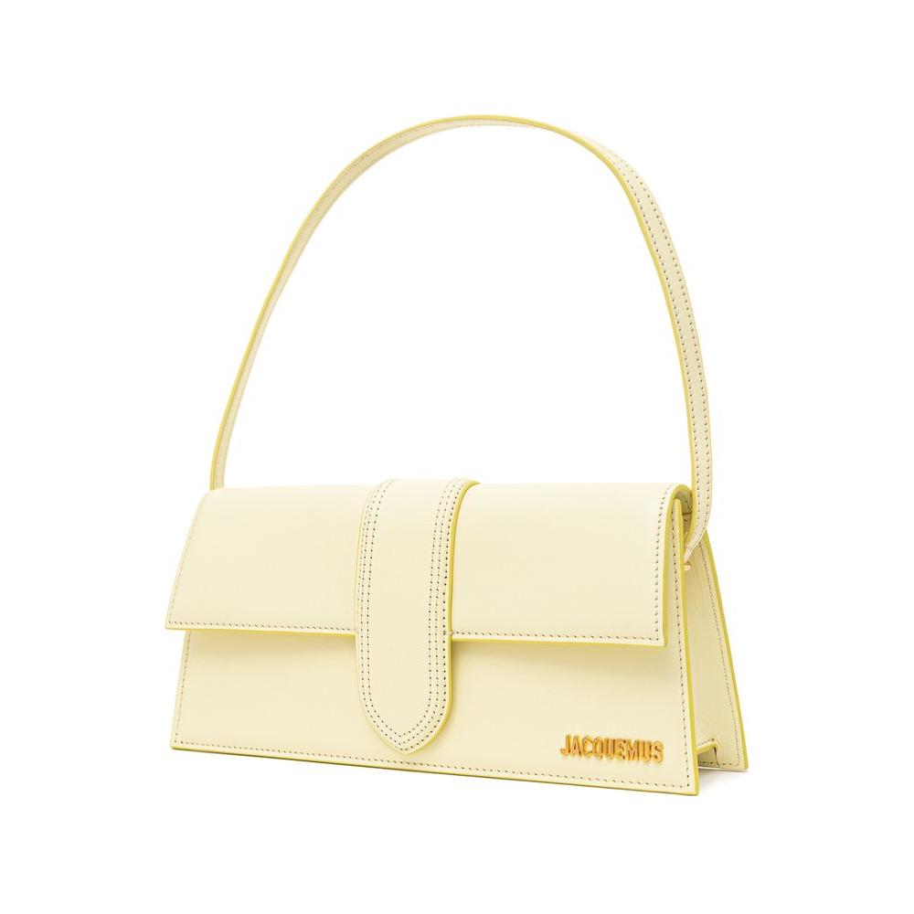 Yellow Leather Shoulder Bag