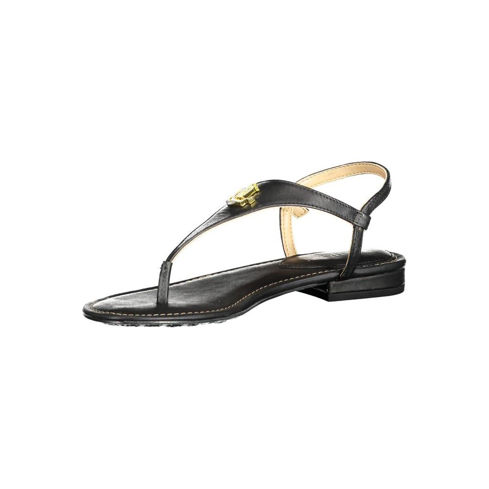 Black Leather Sandal