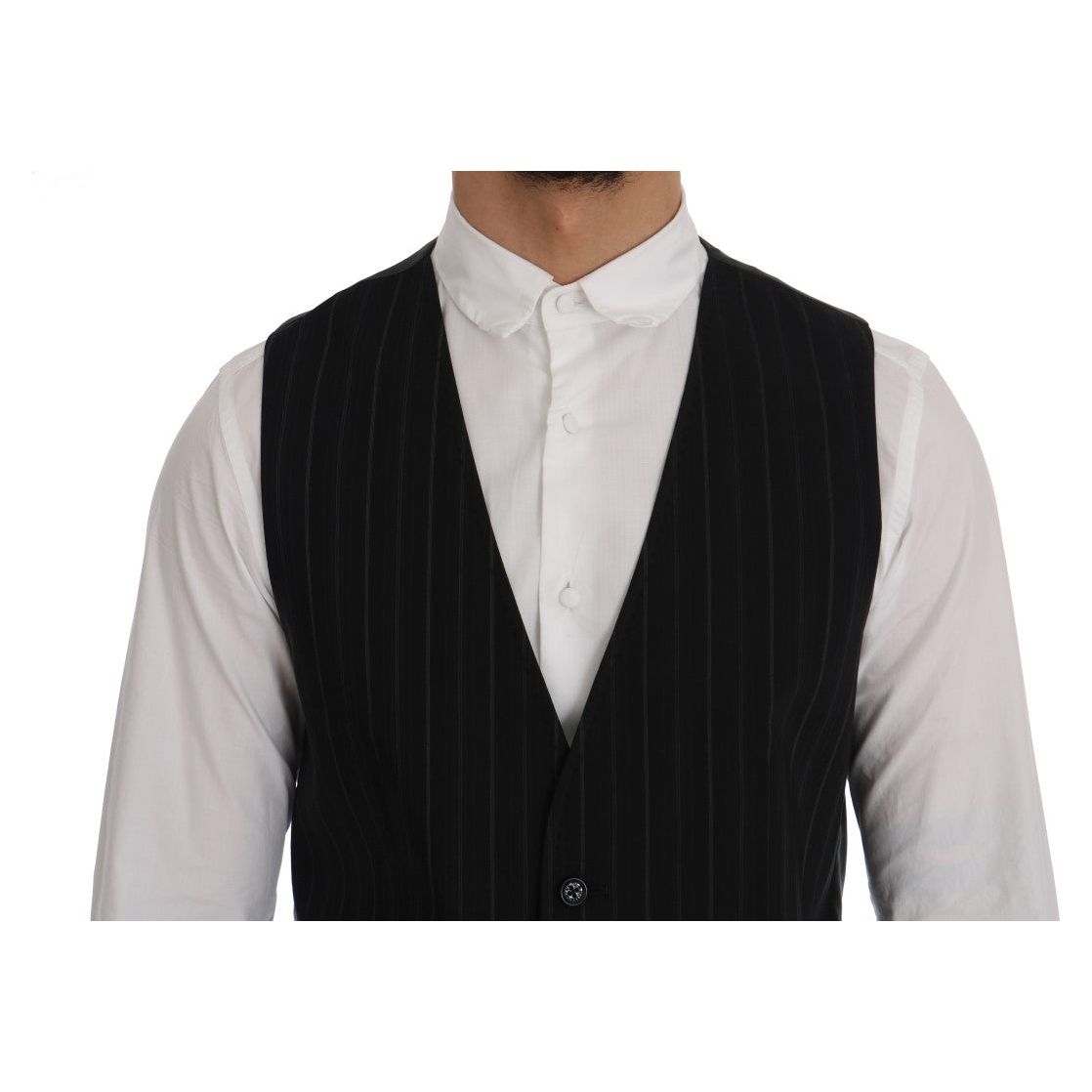 Elegant Striped Vest Waistcoat