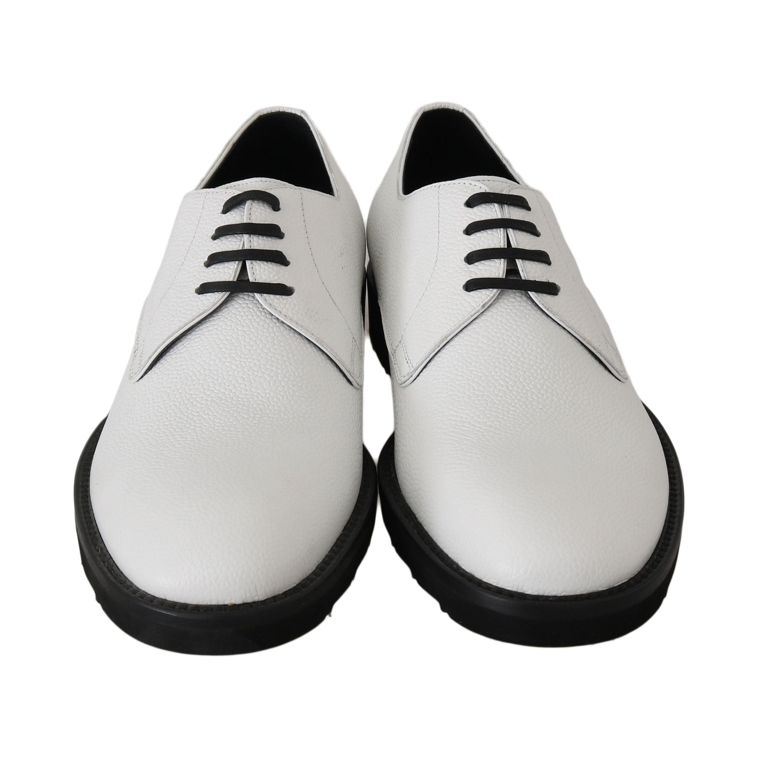 Elegant White Formal Leather Shoes