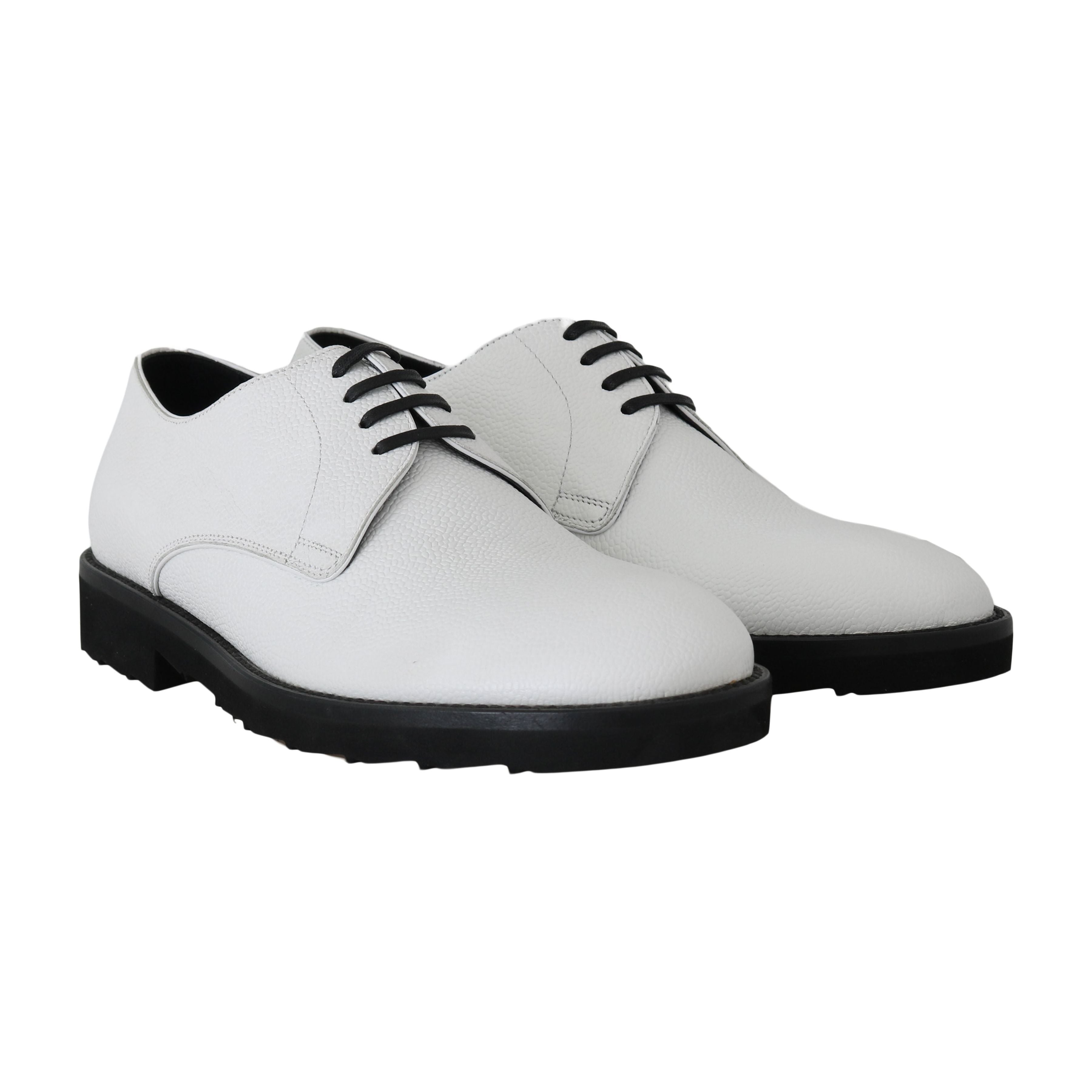 Elegant White Formal Leather Shoes