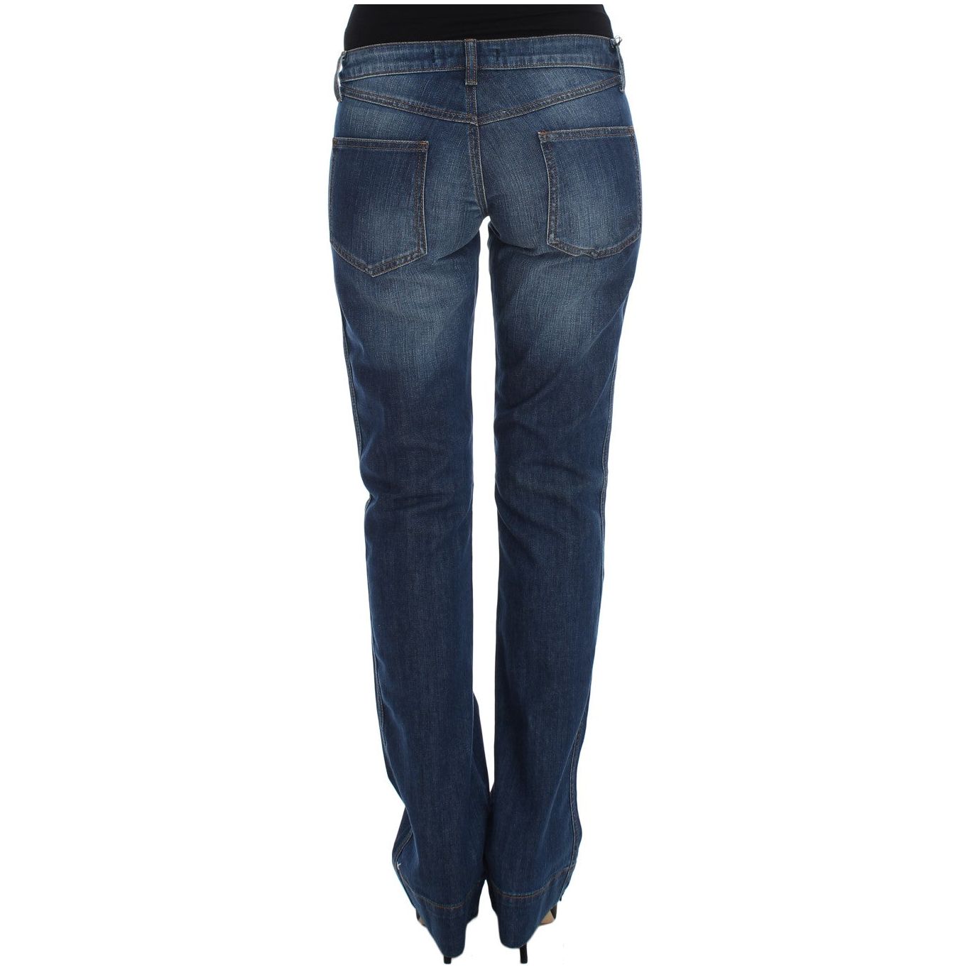 Chic Boot Cut Blue Wash Denim