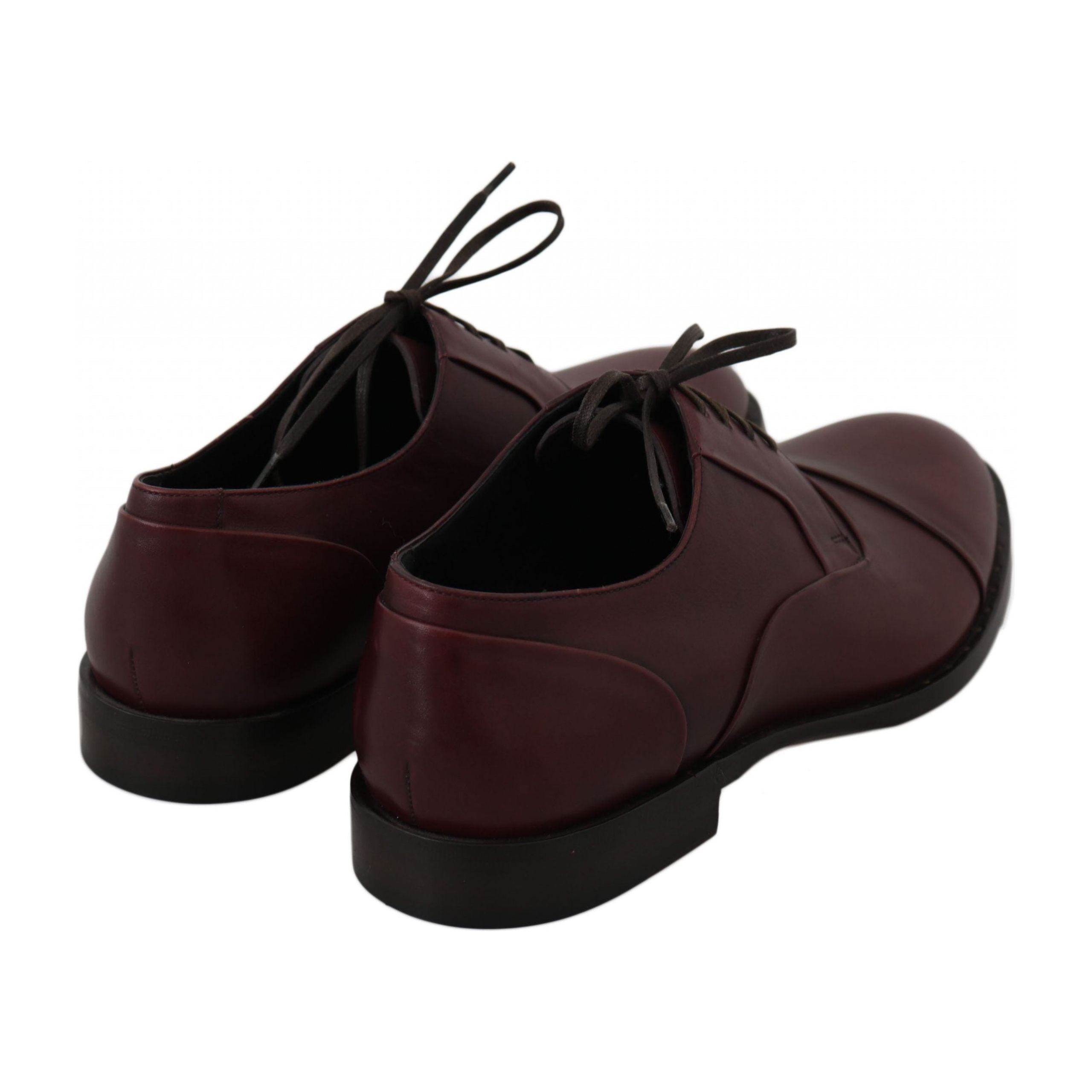 Elegant Bordeaux Leather Dress Shoes