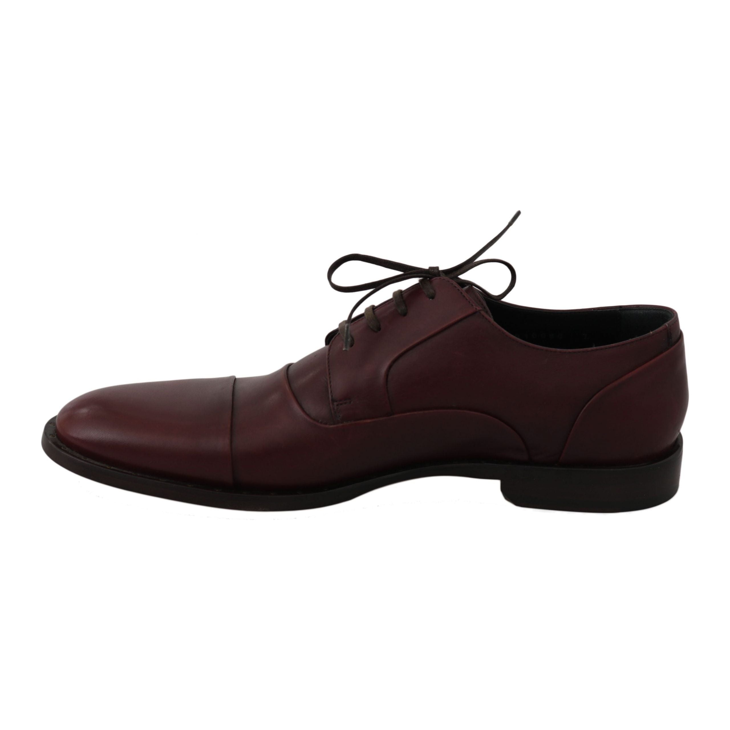 Elegant Bordeaux Leather Dress Shoes